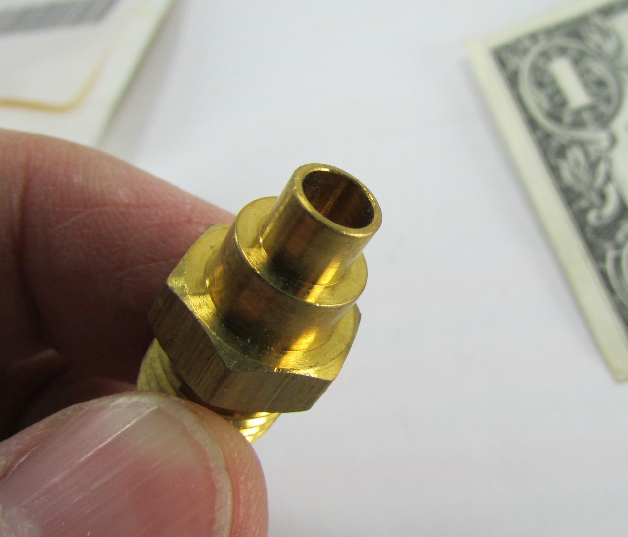 Military Brass Refrigerant Solder Valves 45 Deg. 1/4″ SAE Flare 4820-01-018-4964