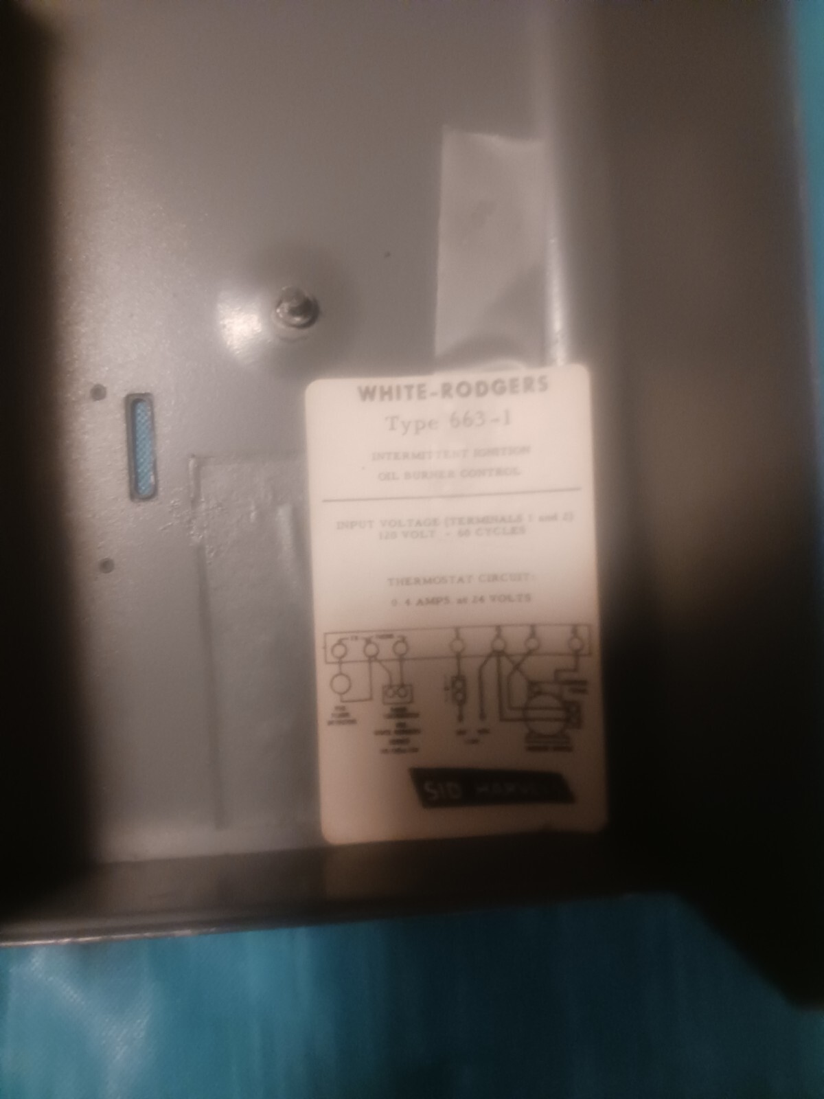 Sid Harvey R79r White Rodgers 663-1 Intermittent Ignition Oil Boiler Control