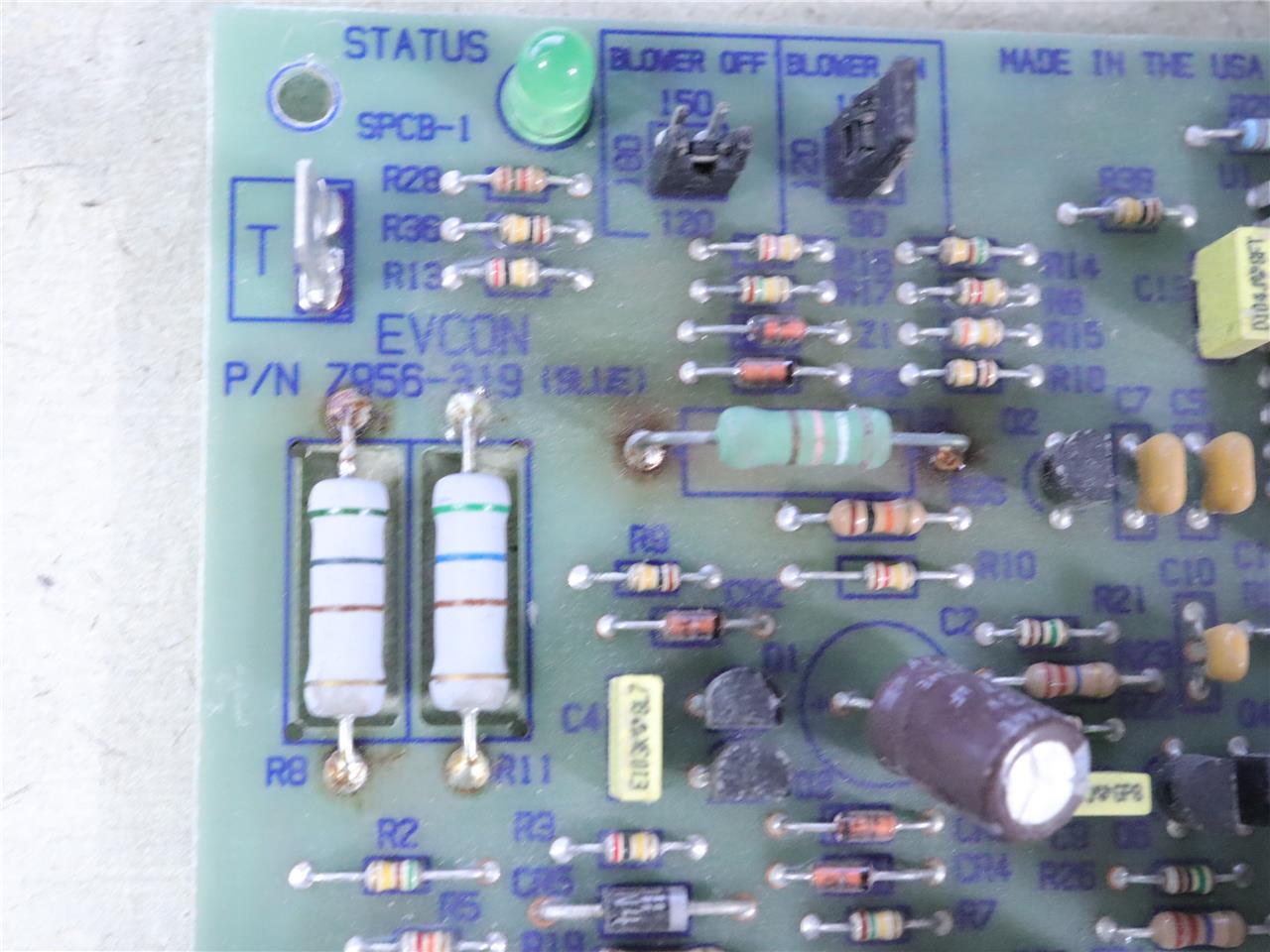 Coleman EVCON 7956-319 (BLUE) Furnace Control Circuit Board ICM AB1012 MOB BLUE