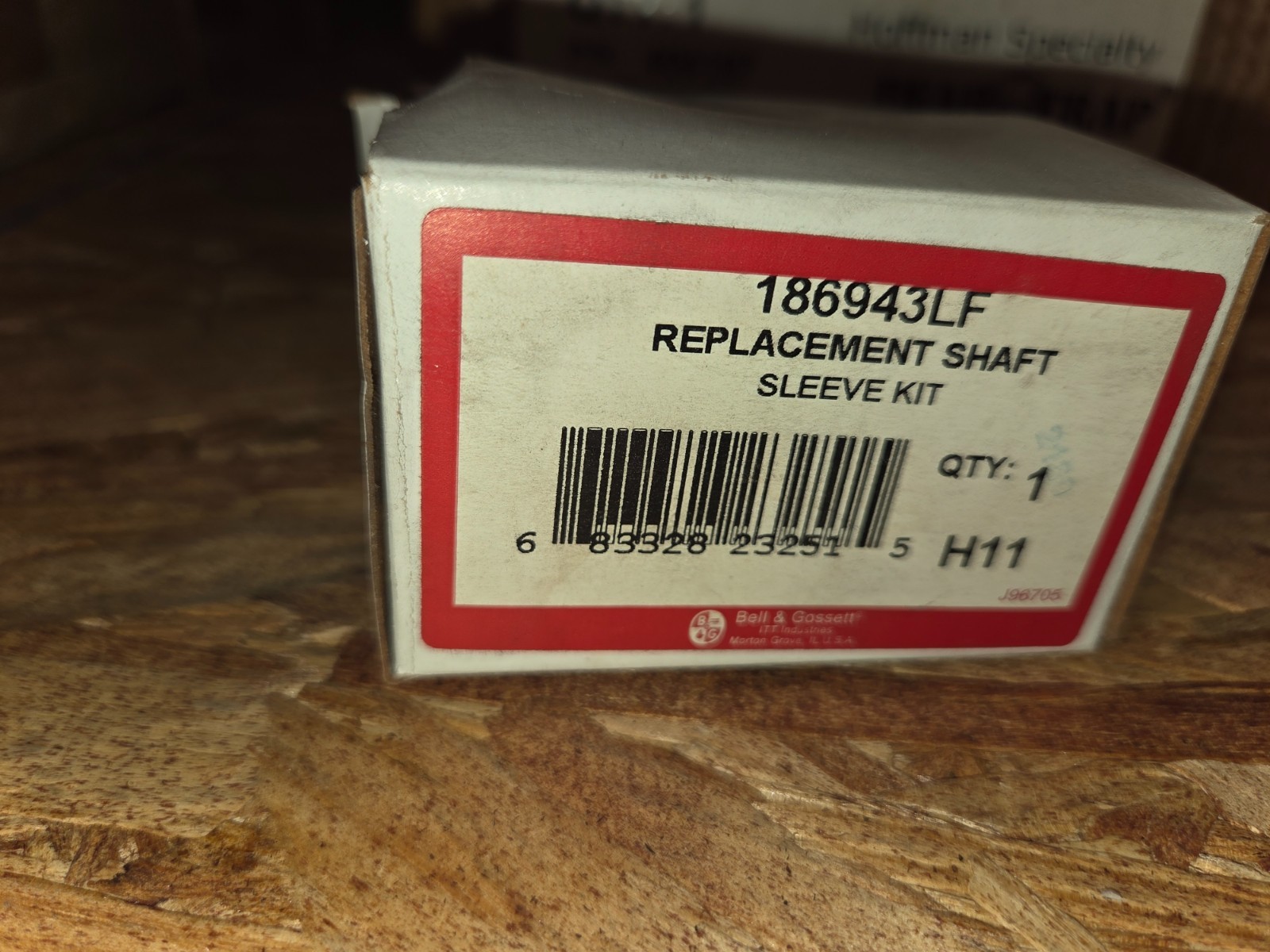 Bell & Gossett 186943LF Replacement Shaft Sleeve Kit 1/2”