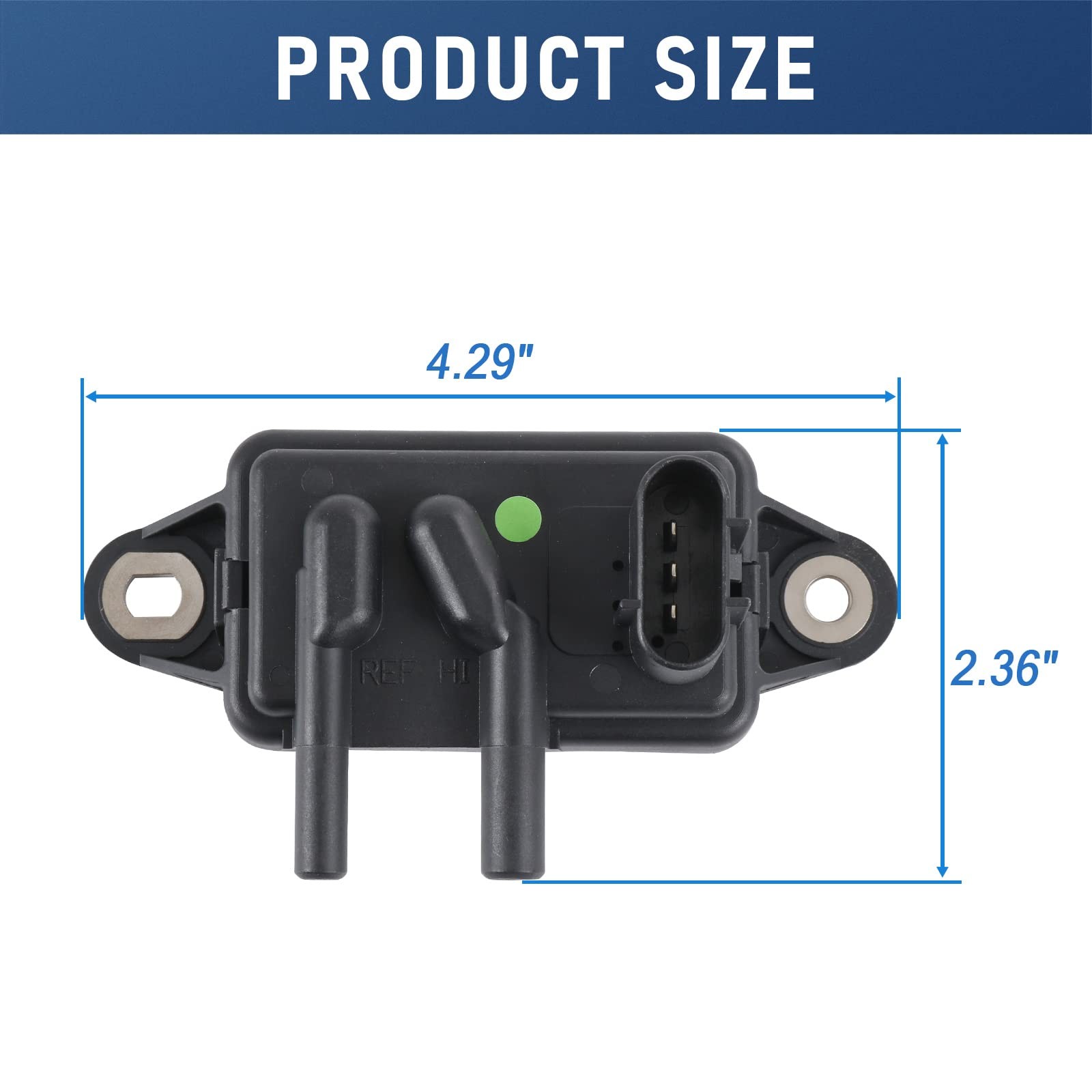 EGR Exhaust Gas Recirculation Pressure Feedback Sensor Replacement for Ford F…