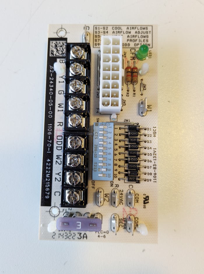 RHEEM 62-24340-05 Control Board ECM Blower