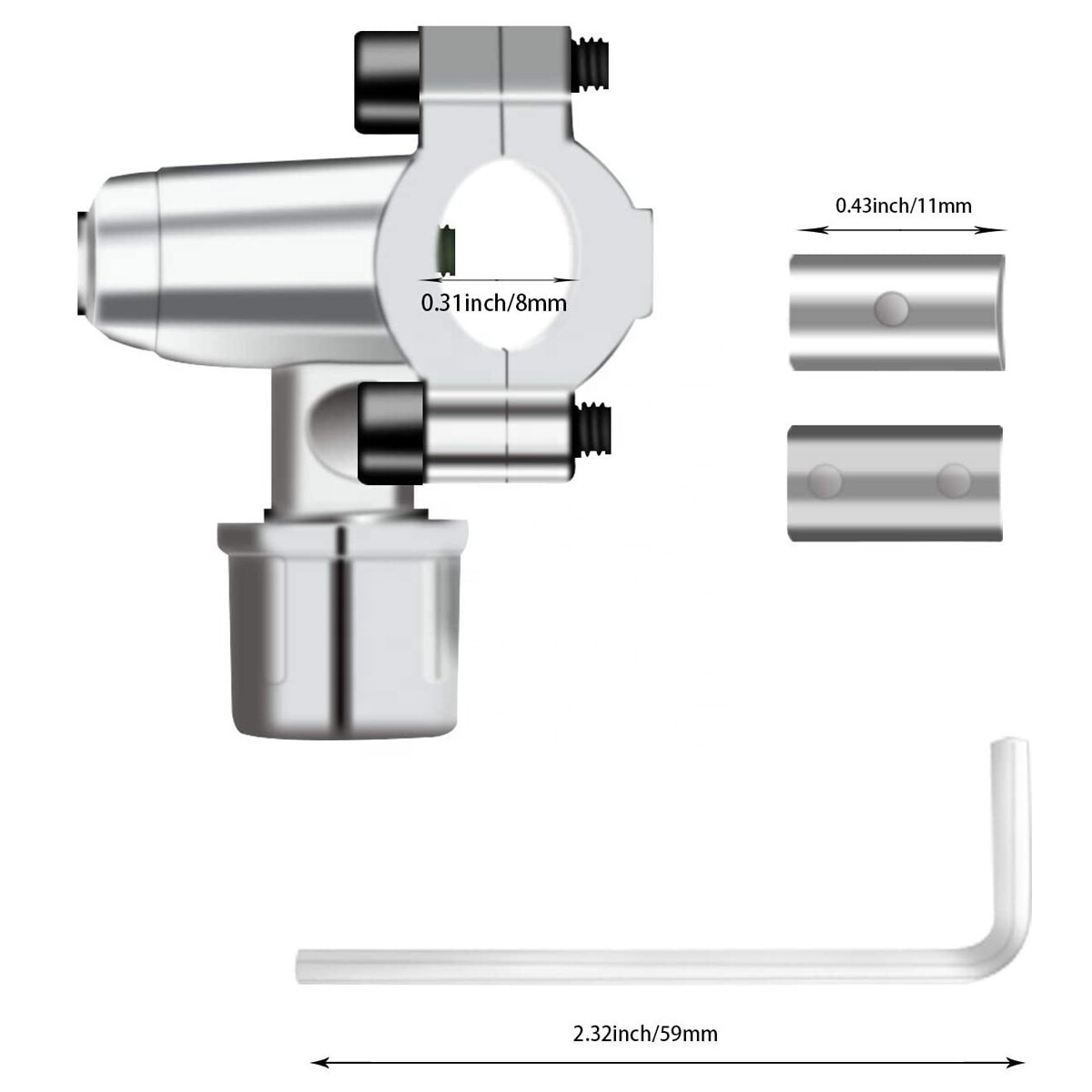 BPV31 Bullet Piercing Valve, A/C Refrigeration Lines. 5/16 – 3/8 – 1/4 in 2PCS