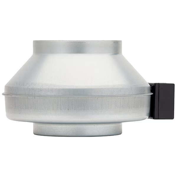 Fantech Steel 13″D,15.3″H,7.1″W Inline Duct Fan 45018 Galvanized Steel