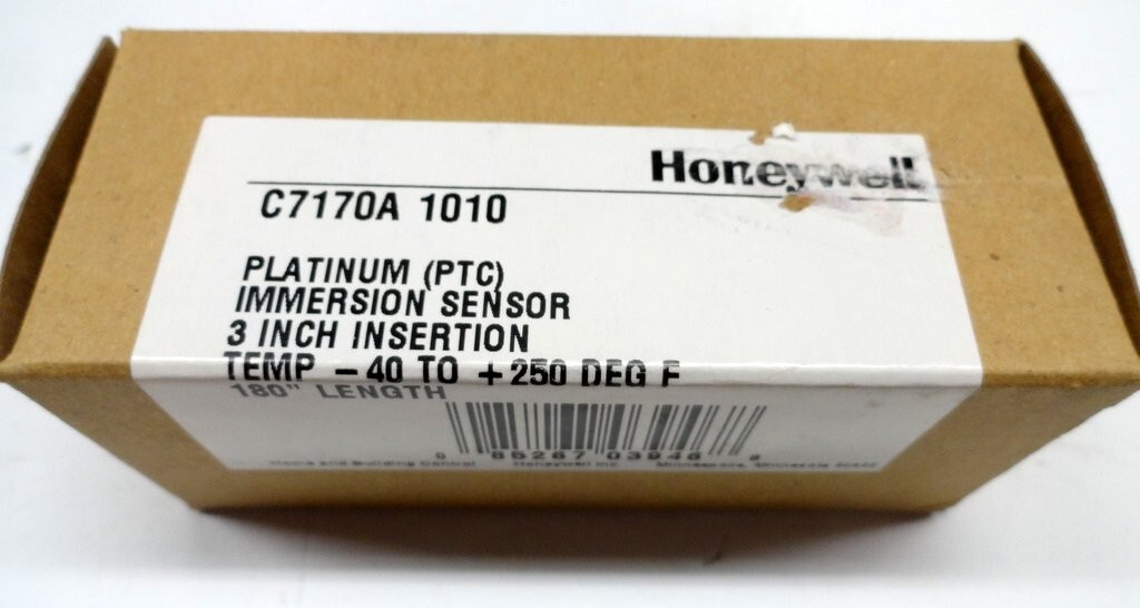 HONEYWELL C7170A 1010 PLATINUM IMMERSION SENSOR 3″ INSERTION -40F TO 250F