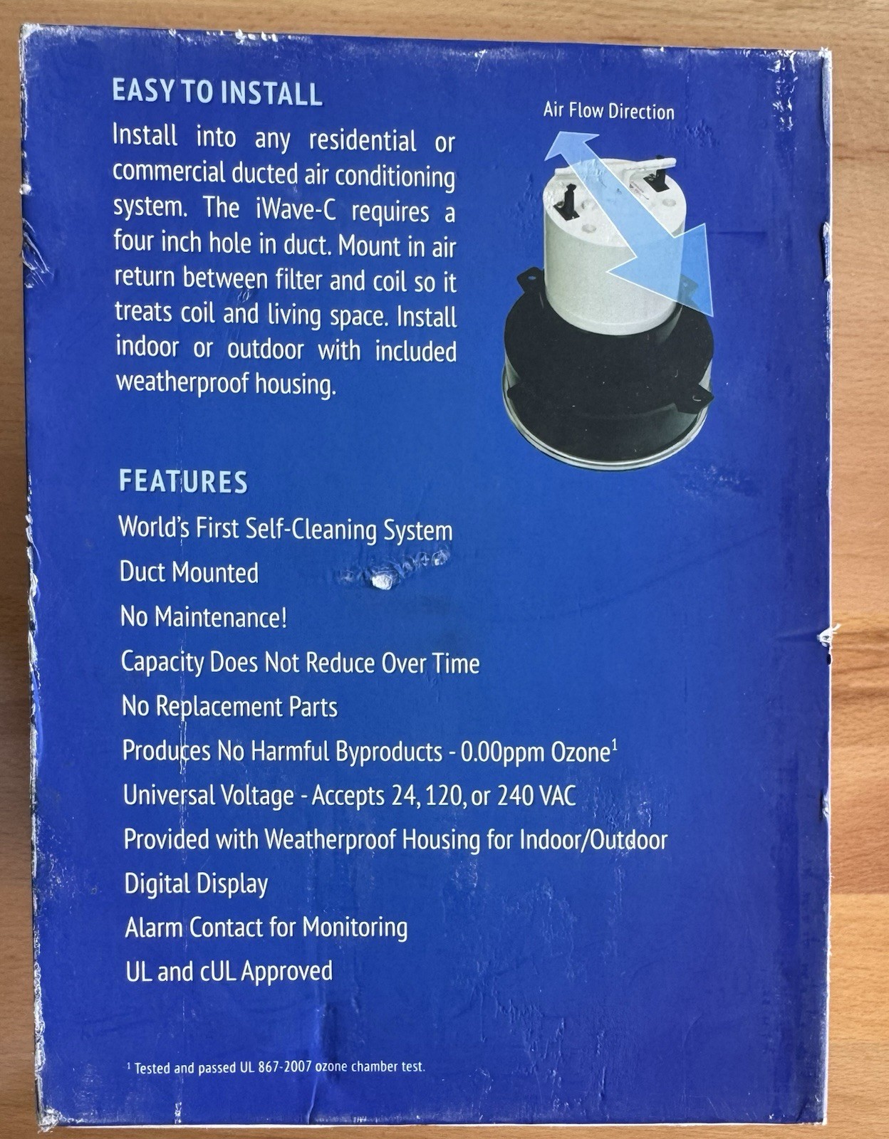 Nu-Calgon iWave-C Ducted Air Purifier 4900-10 Self-Cleaning 4800 CFM