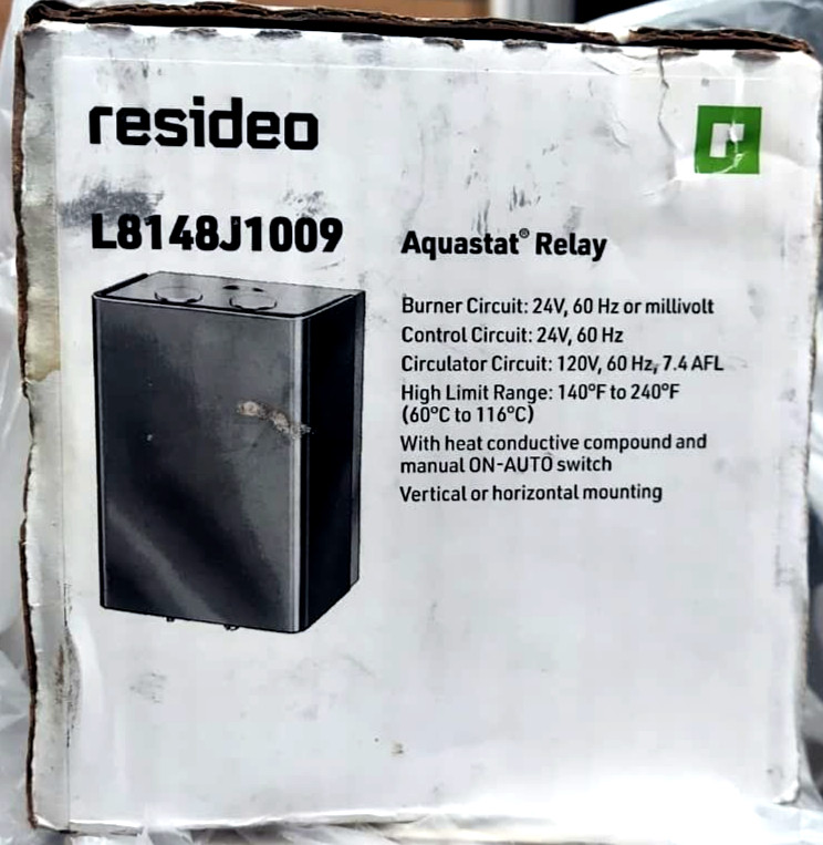 resideo AQUASTAT RELAY L8148J1009 100% BRAND NEW IN BOX