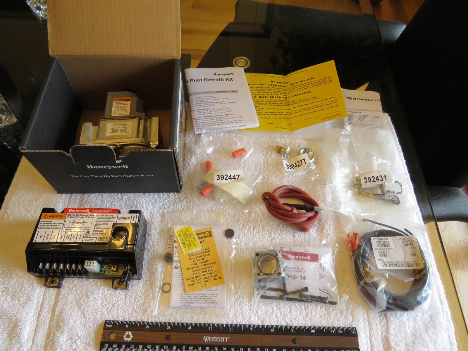 NEW HONEYWELL Y8610U6006 UNIVERSAL INTERMITTENT PILOT IGNITION CONVERSION KIT