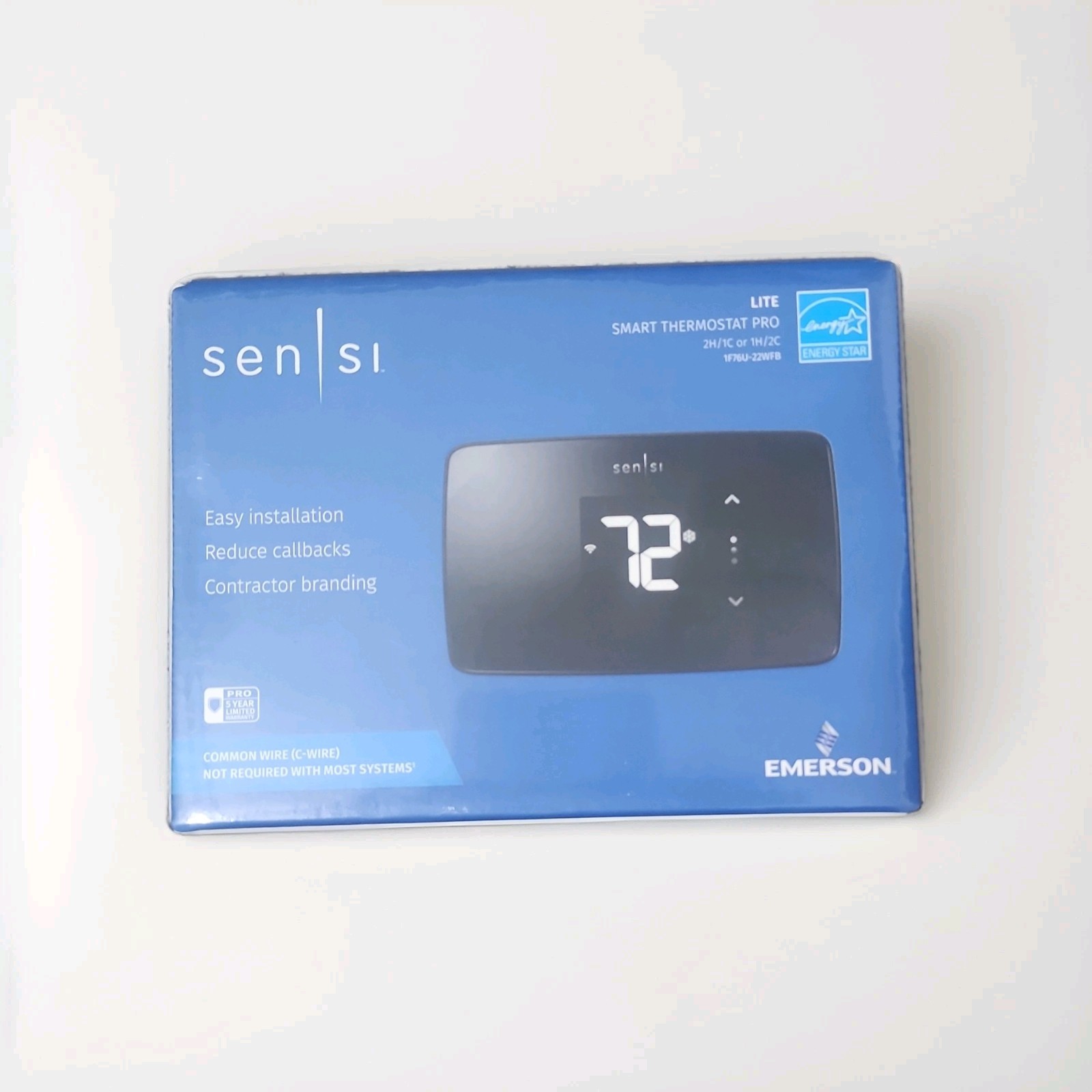White-Rodgers Sensi Lite Smart Thermostat 1F76U-22WFB 5002-2266 30V AC