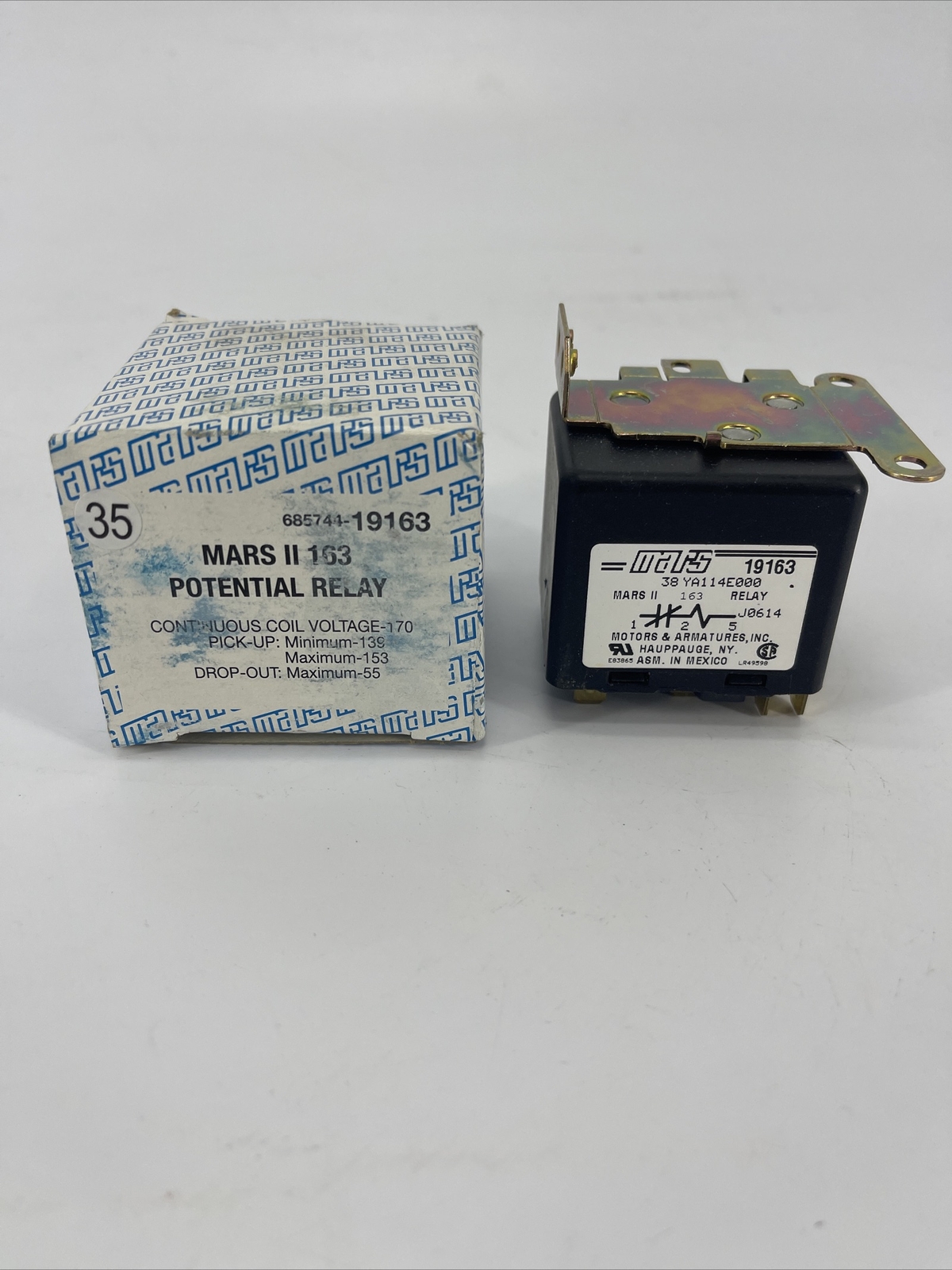 NEW OEM Mars II 163 19163 Potential Relay 170V