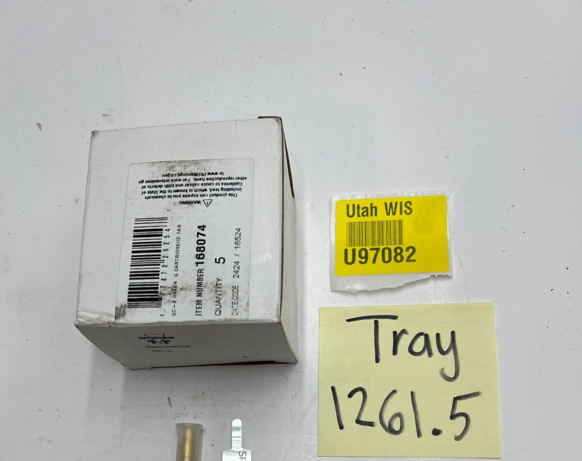 BOX OF 5 Sporlan 168074 QC-2 GREEN Q CARTRIDGE / ID TAG