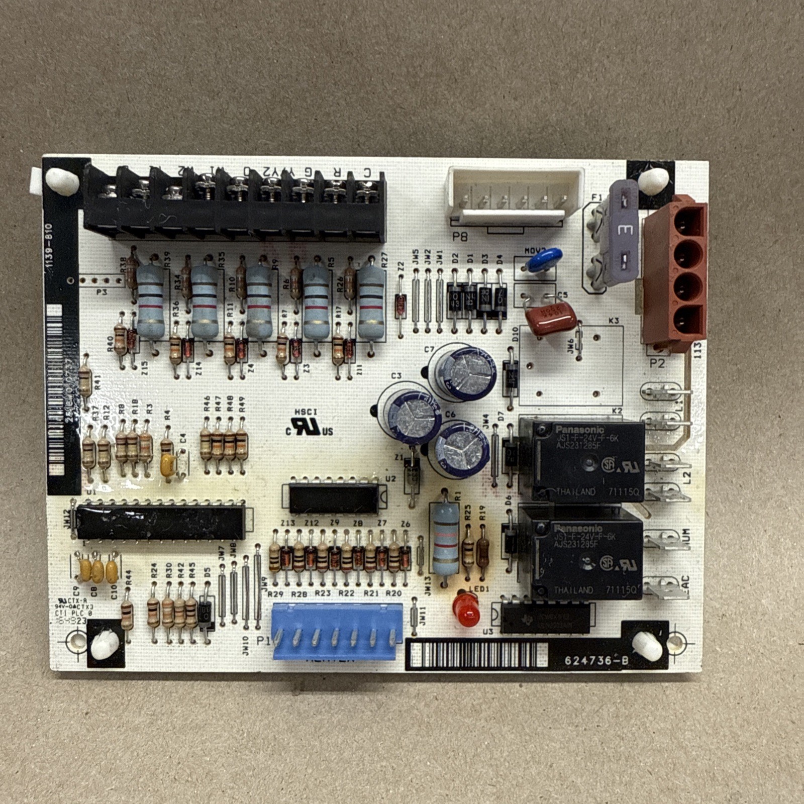 624736-B Nordyne 1139-810 Blower Control Circuit Board B1