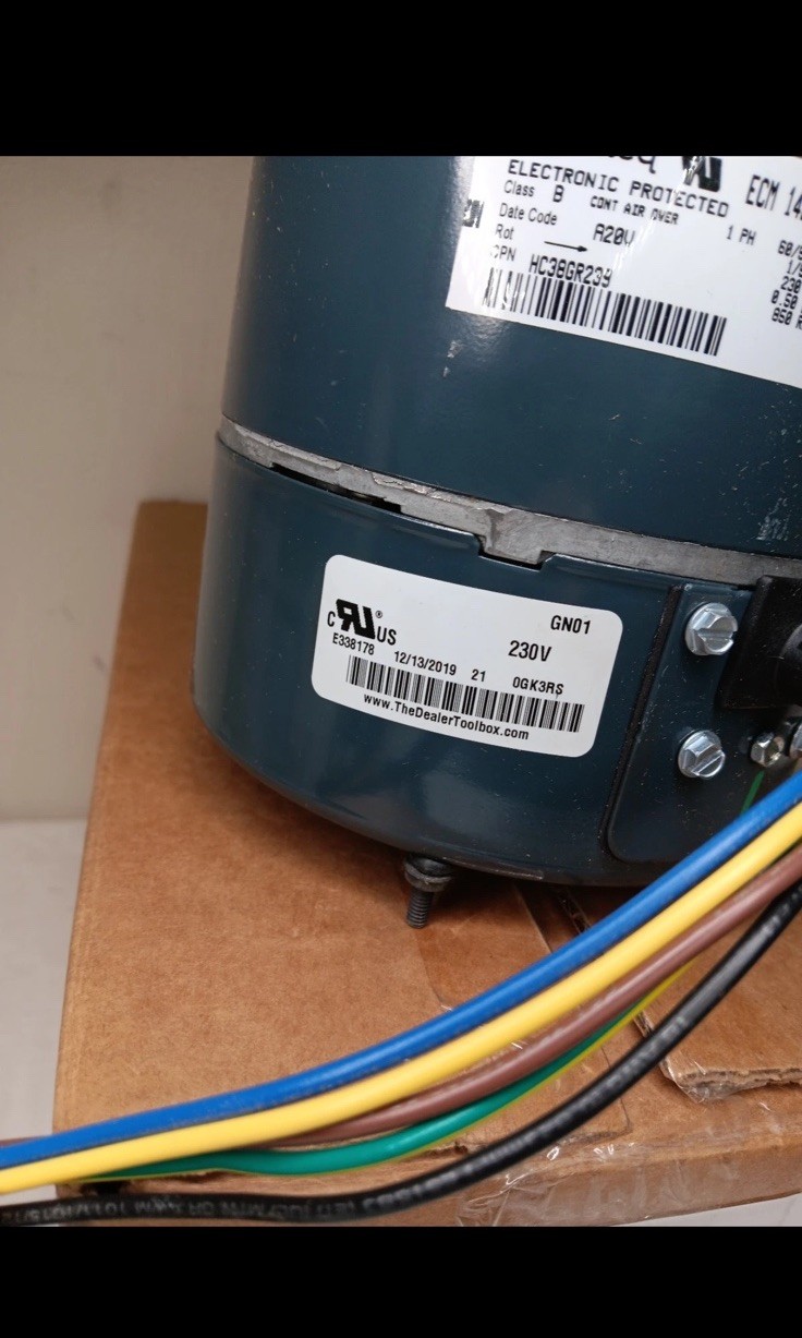 Carrier & Bryant HC38GR239 – OEM Condenser Fan Motor