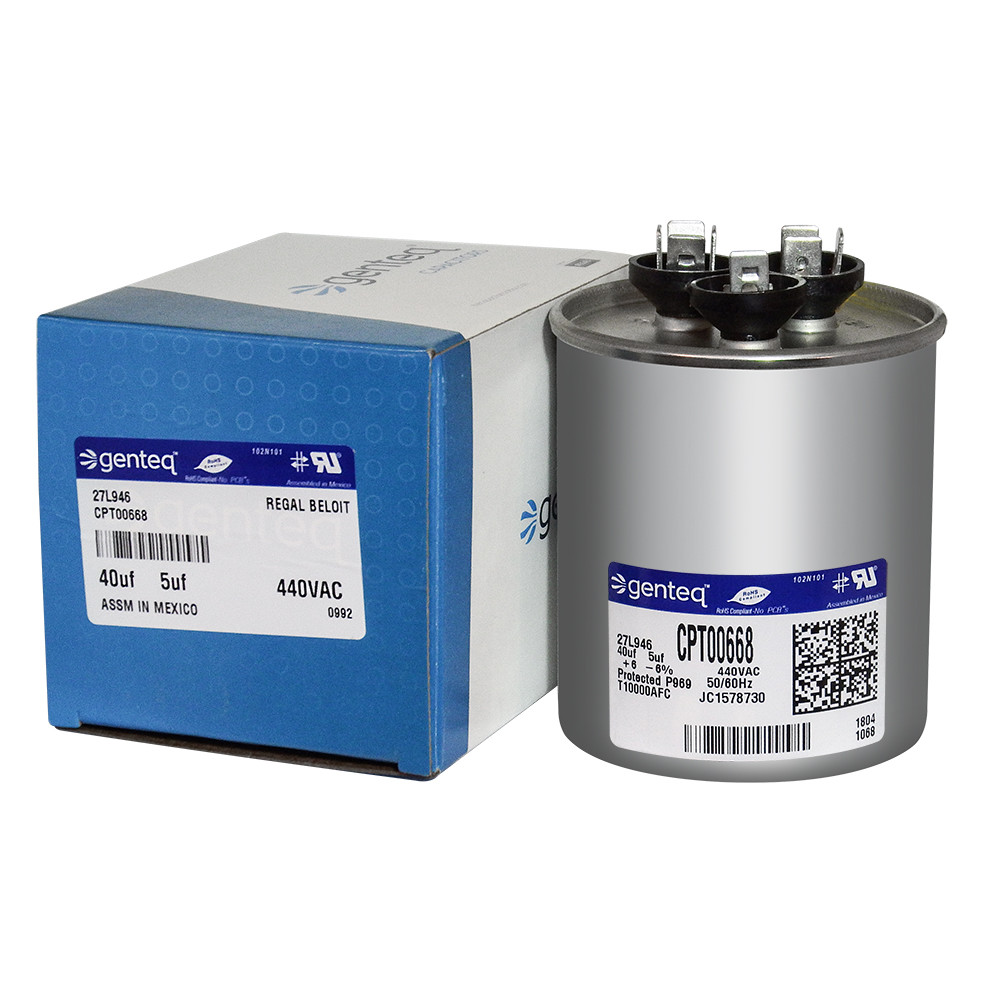 Trane CAP00668 Capacitor 40/5 uf MFD 440 volt replaces SFCAP40D5440R