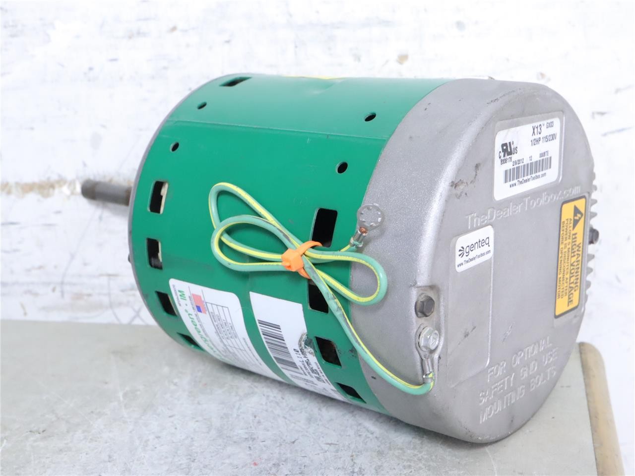 Genteq 5SME39HXL110 ECM Blower Motor 1/2HP 1PH 115-230V 6005 Evergreen IM GX03