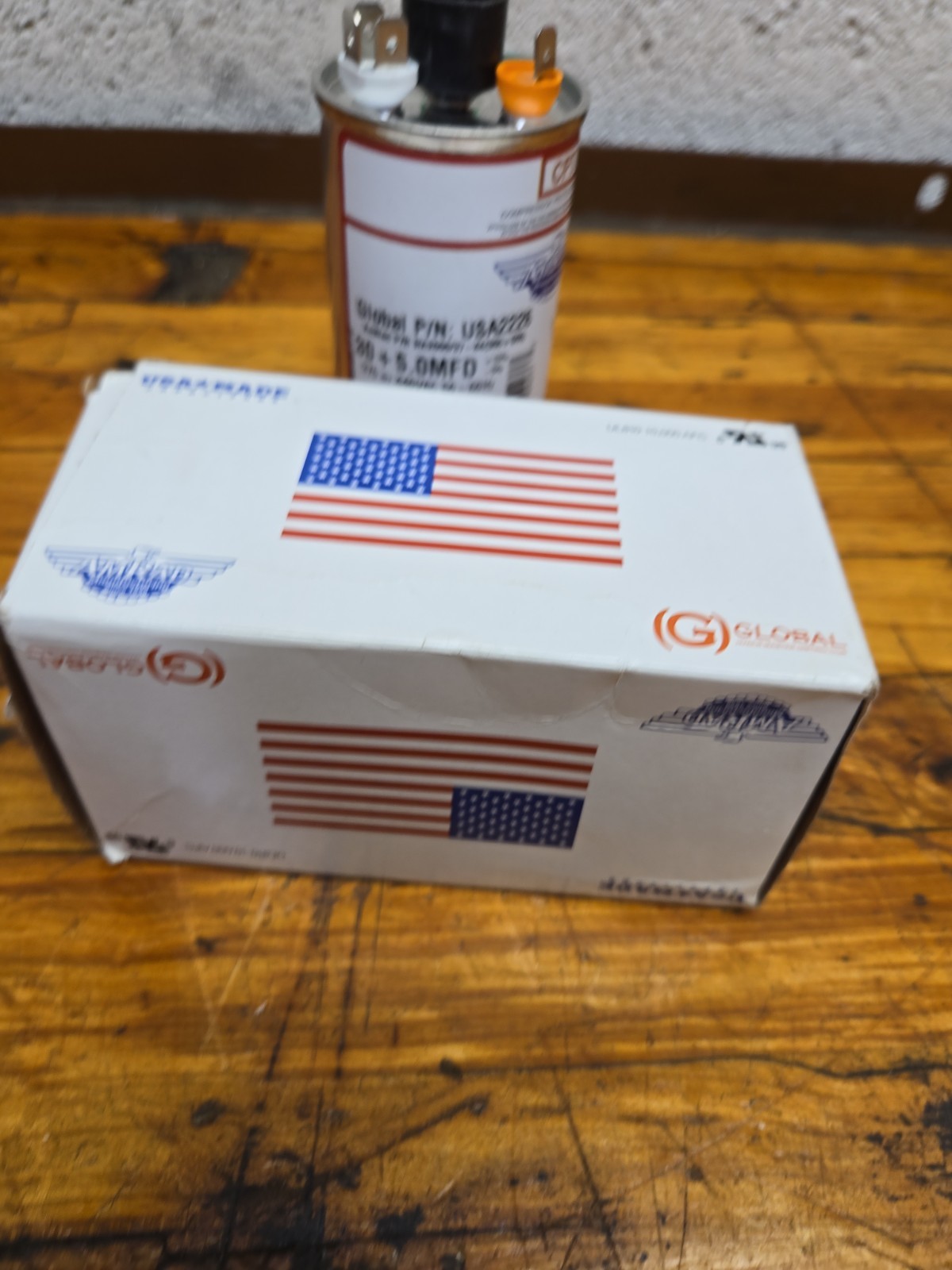 USA2226 30+5 uf/MFD 370-440 VAC volts AMRAD Dual Run Capacitor 50/60 Hz