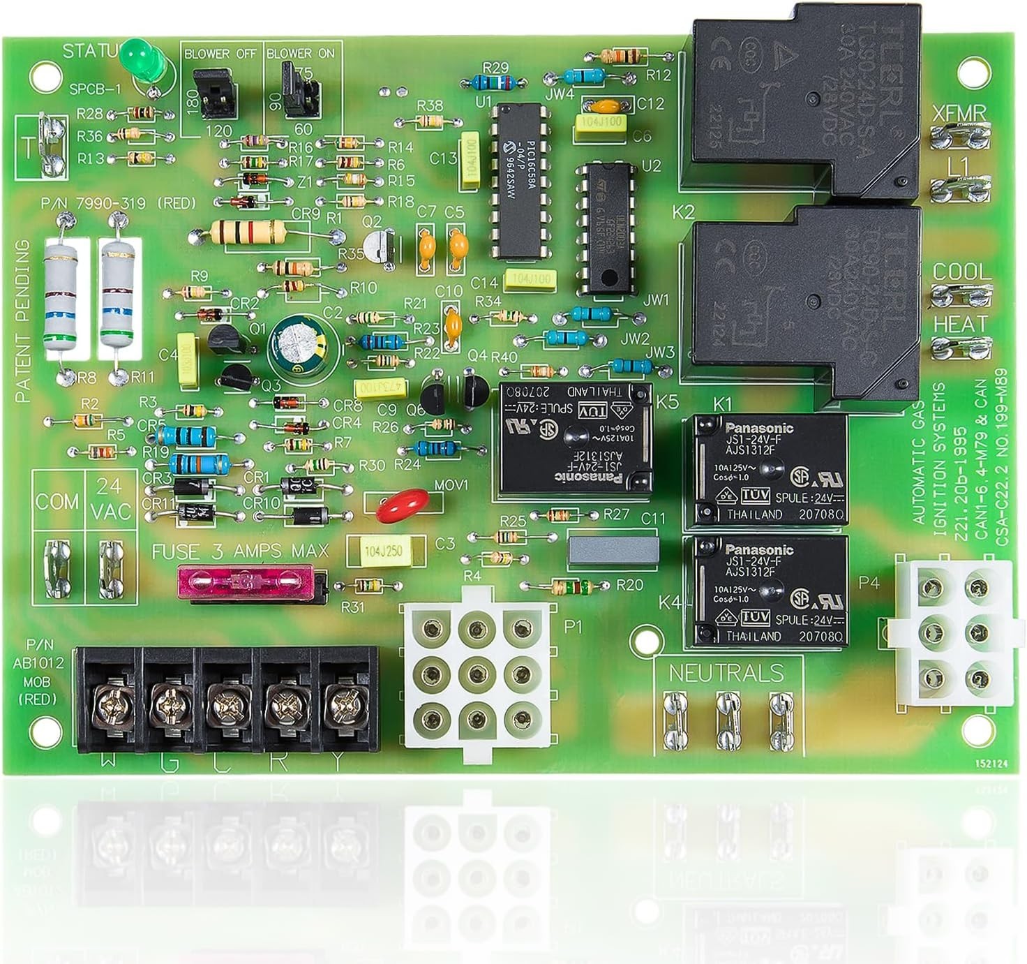 Upgraded OEM Furnace Control Board for Coleman & York Models – Reliable Perfo…