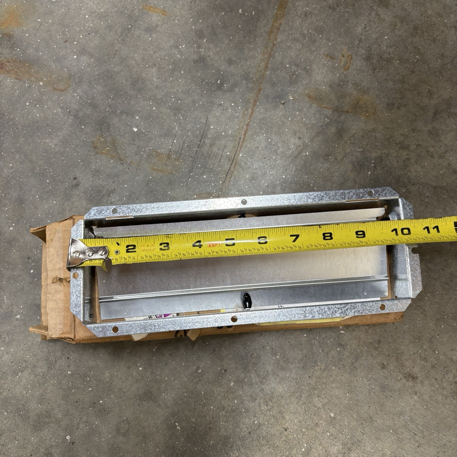 Rectangular Balancing Damper 10” X 4”, 001 D022 59102 000 B0, Damper Kit