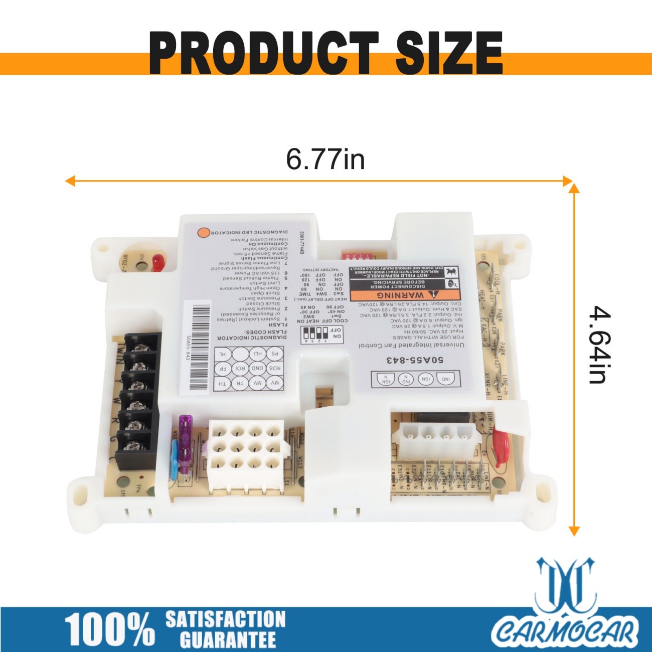 50A55-843 Integrated Furnace Control Board Fits For White Rodgers Lennox