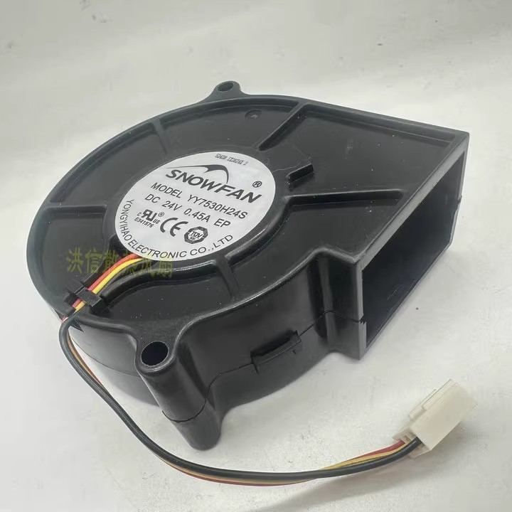 1PCS SNOWFAN YY7530H24S DC24V 0.45A 3-Pin Turbo Cooling Fan