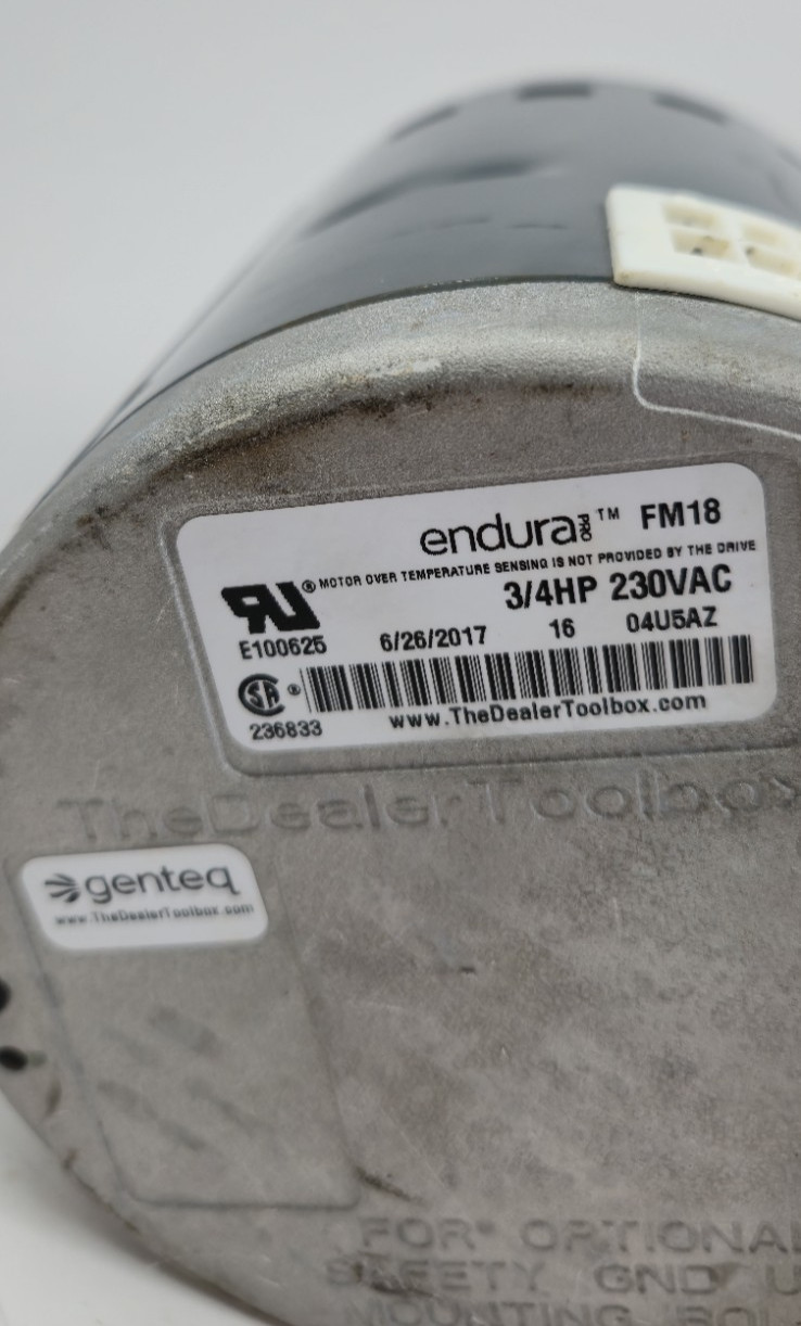 Carrier 3/4 HP X13 Blower Motor HD46AR247 230V CCWLE Rotation