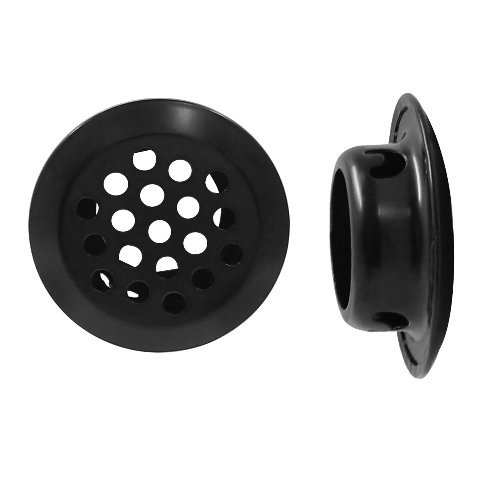 20Pcs Circular Air Vents Black Soffit Vent, Stainless Steel Round Vent Mesh H…