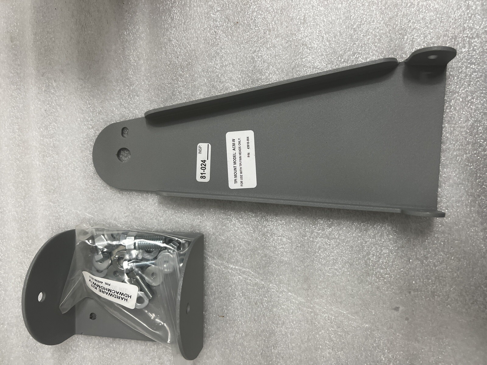 TPI INDUSTRIAL ACM-W Industrial Wall Fan Mount Bracket Swivel