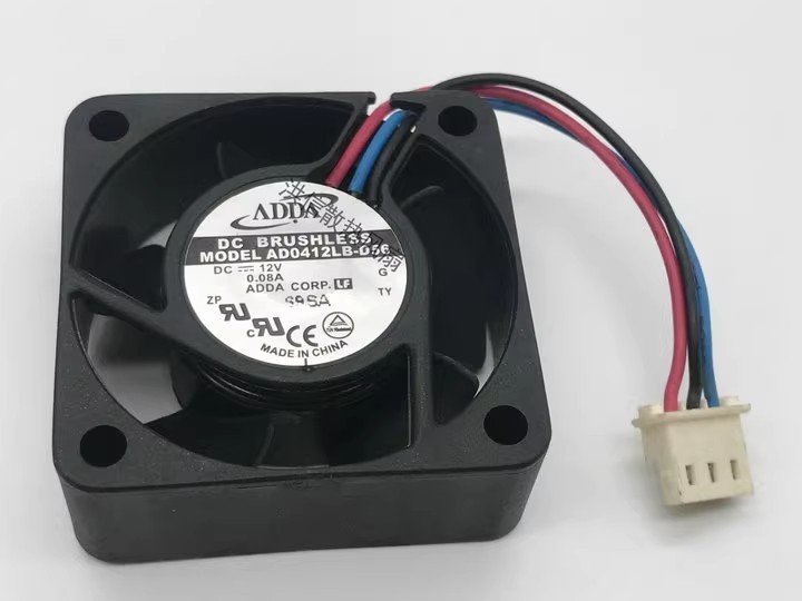 1PCS ADDA AD0412LB-D56 DC12V 0.08A 40*40*15MM 3-Pin Ball Cooling Fan