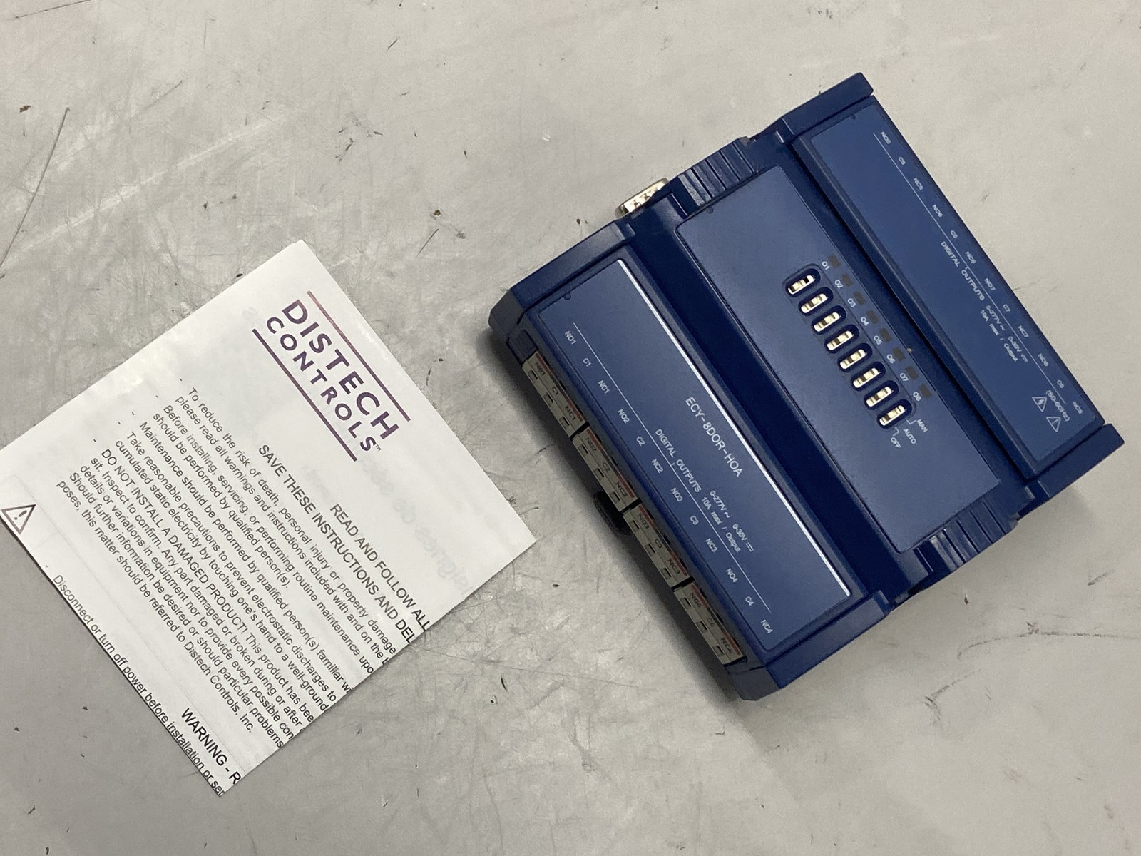 Distech CAWY-8DORHOA-00 ECY-8DOR-HOA ECLYPSE Controller I/O Extension Module