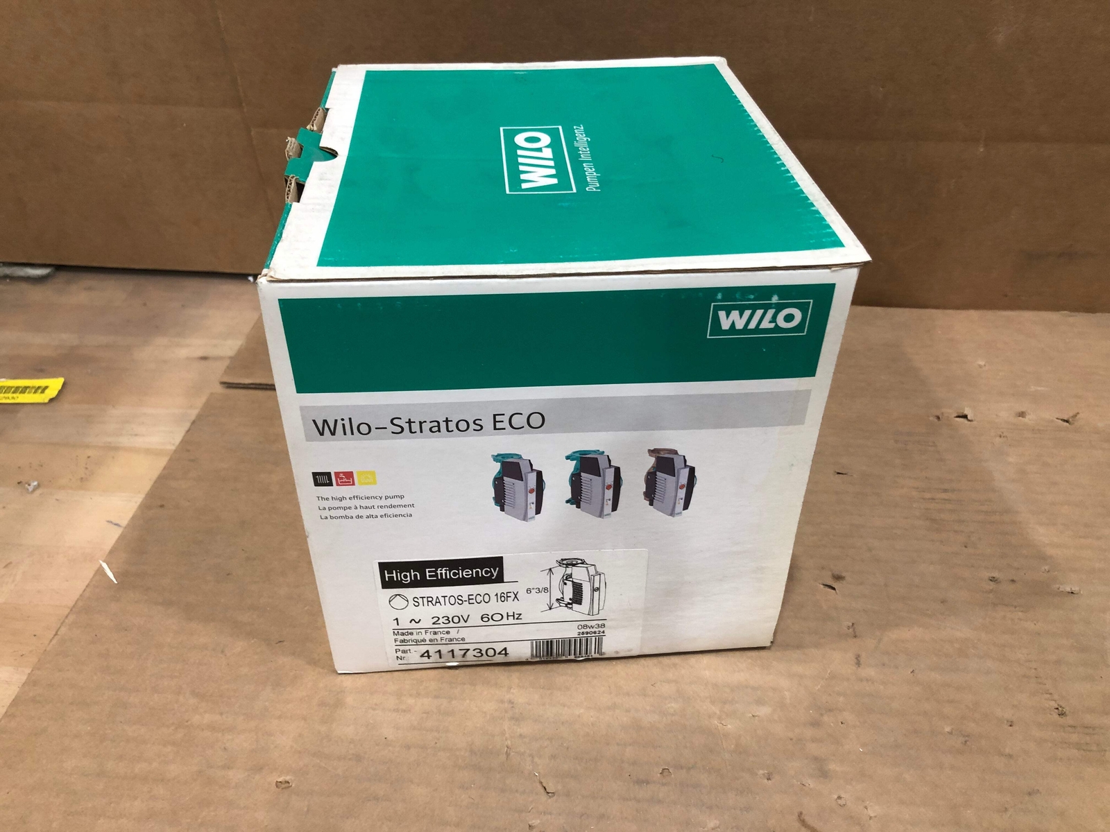 WILO 4117304 1/25 HP VARIABLE SPEED CAST IRON CIRCULATING PUMP 230/60/1 15.5GPM