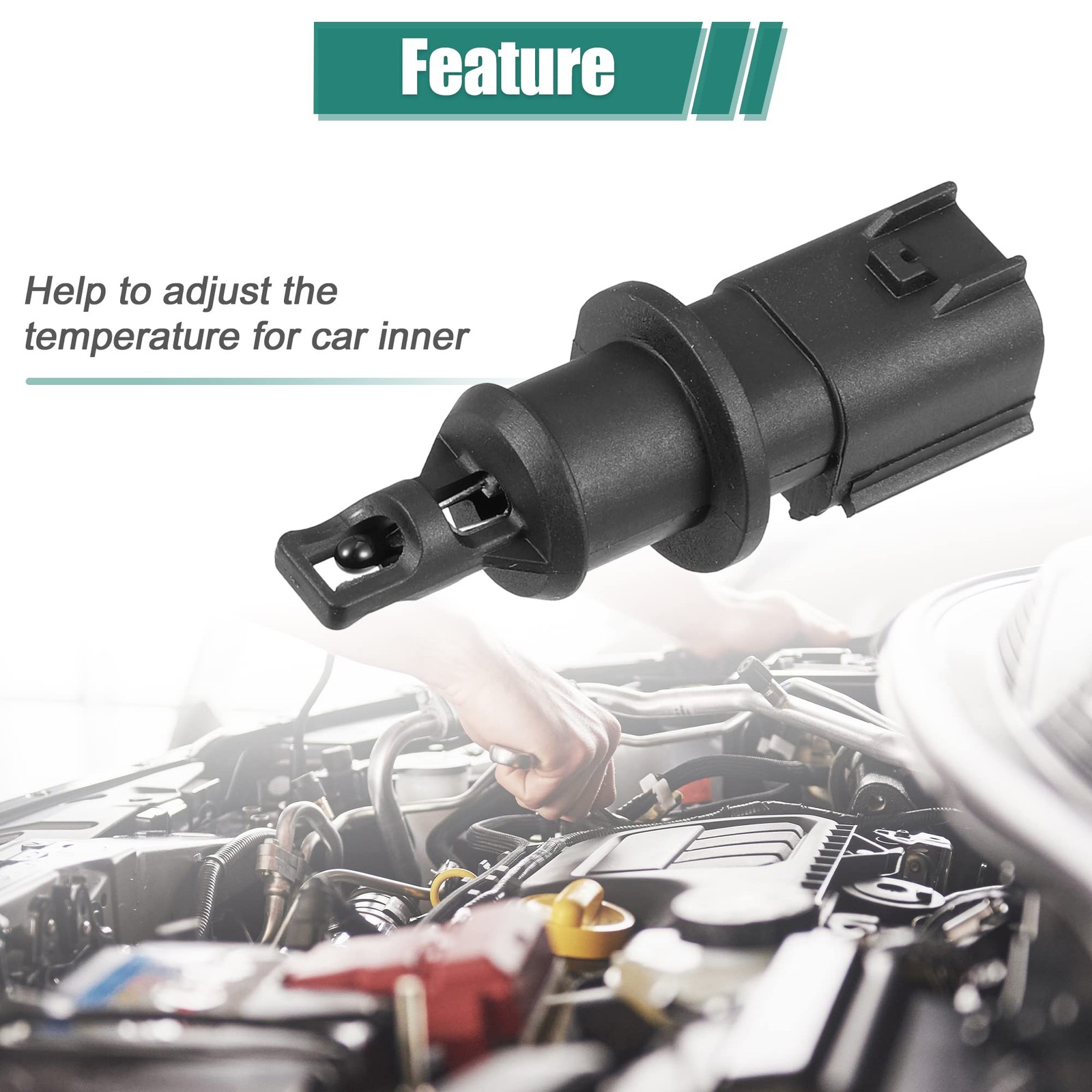 Air Intake Charge Temperature Sensor Replacement 4606487AB 4606487AA for Dodg…