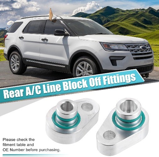 2 Set AC Rear Blockout Kit AC Elimination Auxiliary Kit for Explorer 2010-2018 M
