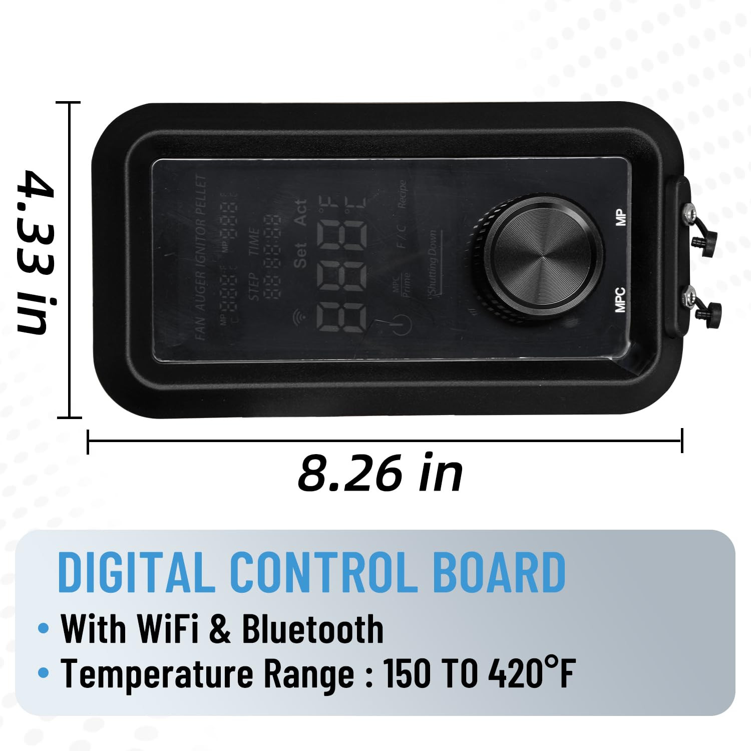 80147 PID Thermostat Control Board Replacement Compatible with Pit Boss Pro Seri