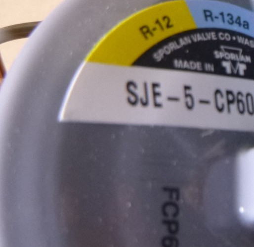Sporlan SJE-5-CP60 Type S Theromstatic Refrigeration Expansion Valve 5/8″ X 7/8″