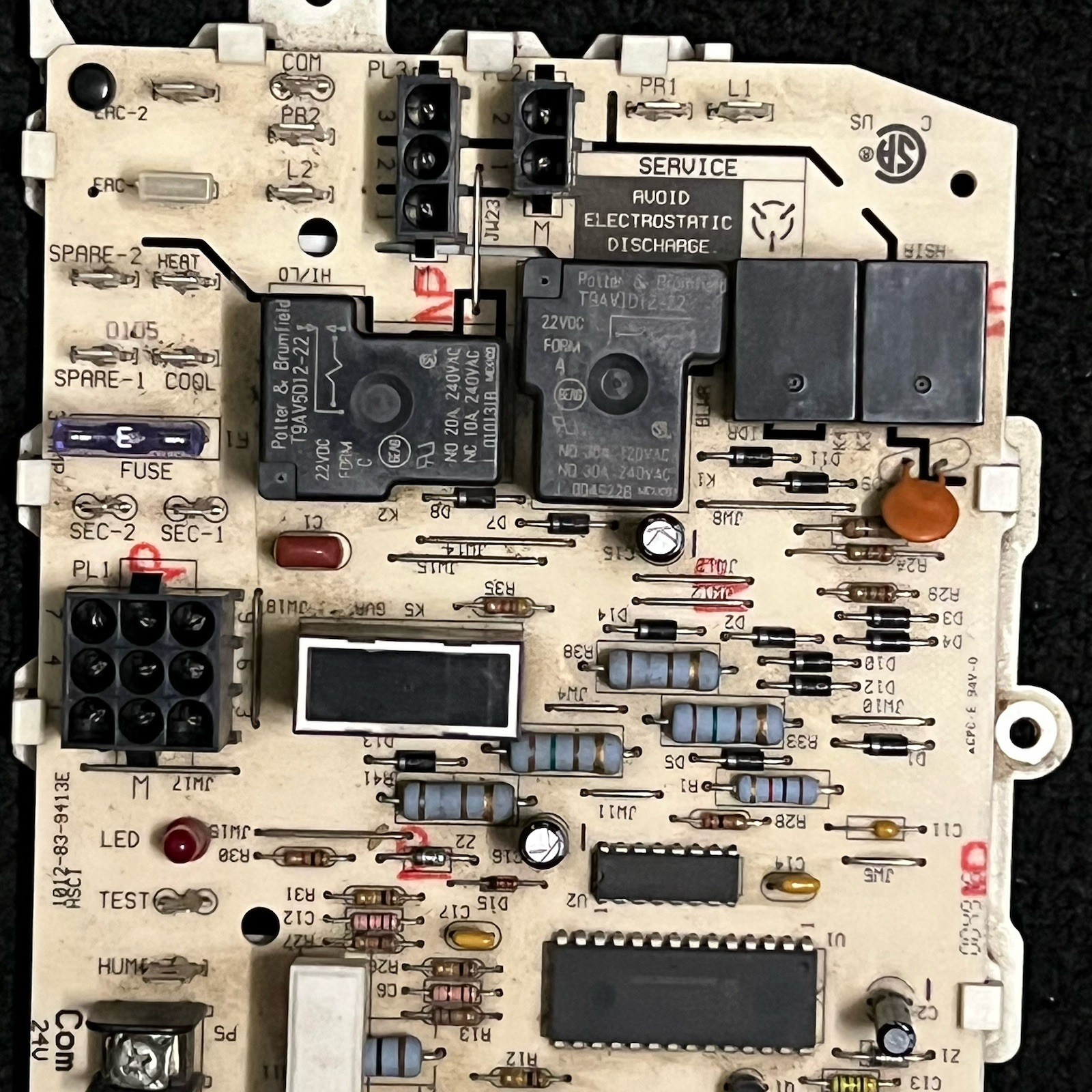 Carrier Bryant Payne Furnace Control Circuit Board HK42FZ009, 1012-940-L