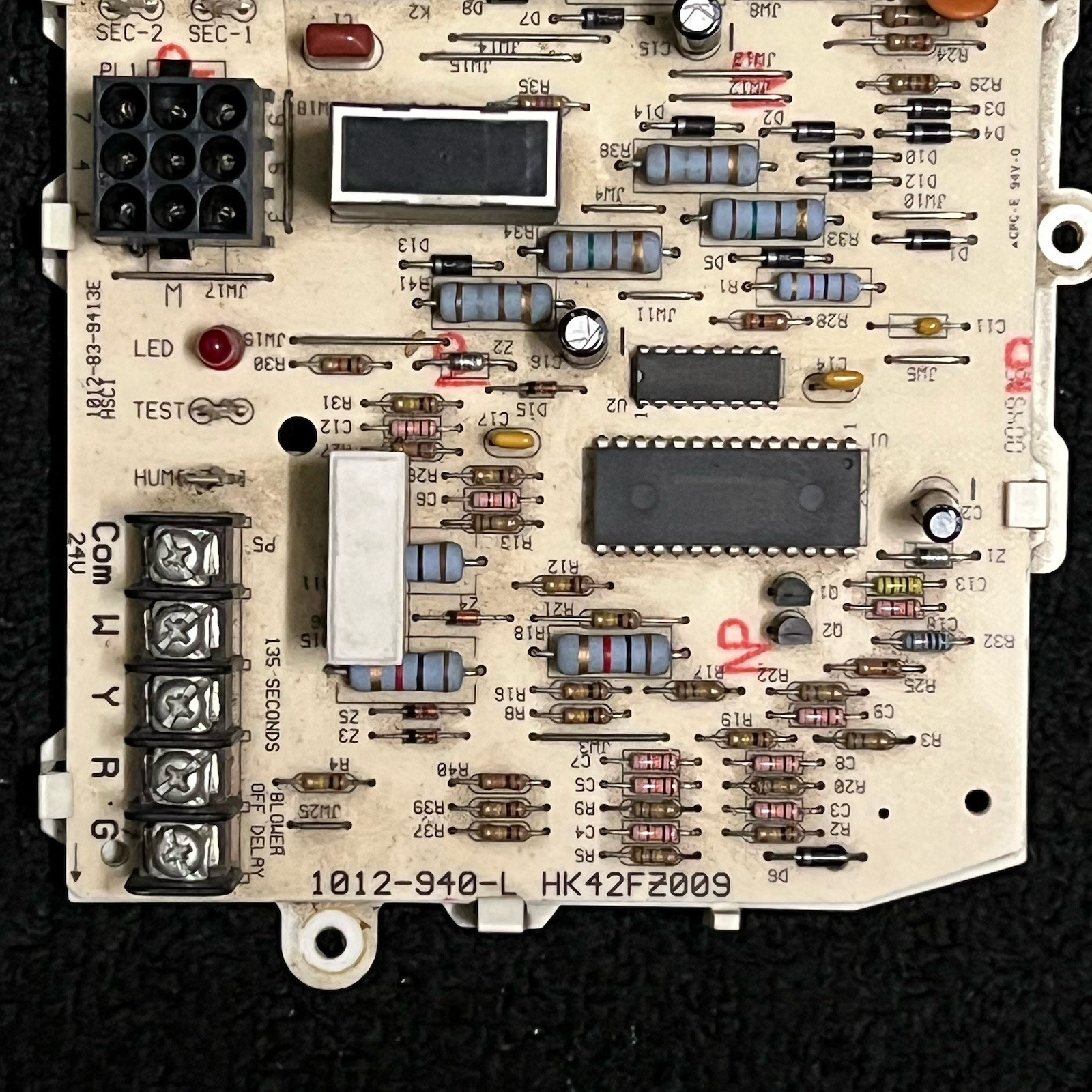 Carrier Bryant Payne Furnace Control Circuit Board HK42FZ009, 1012-940-L