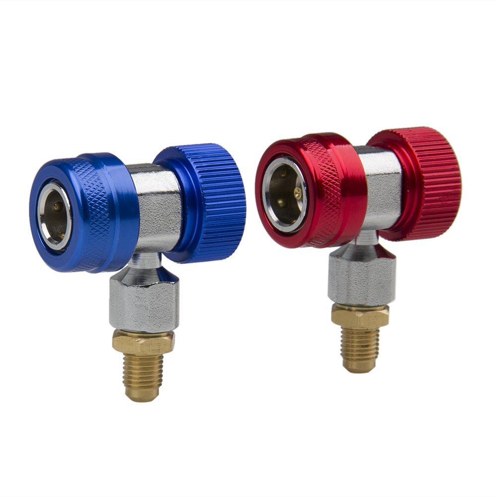 2 Car Adapter AC Air Adjustable Quick High Low Adapter Connector Couplers Kit