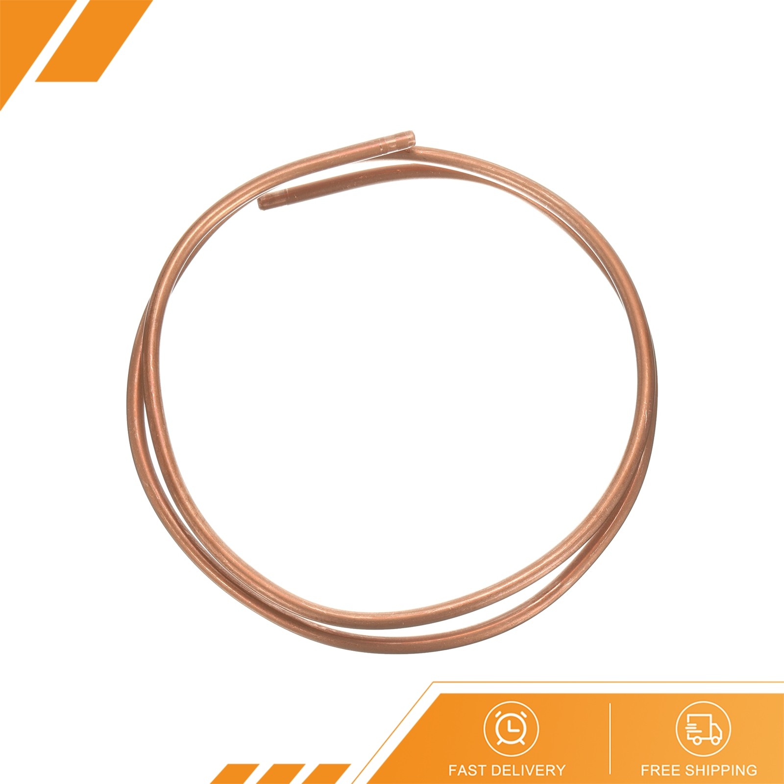 Copper Tube 3/16″ OD 3 Ft 1/64″ T Refrigeration Flexible Pipe Seamless Hollow