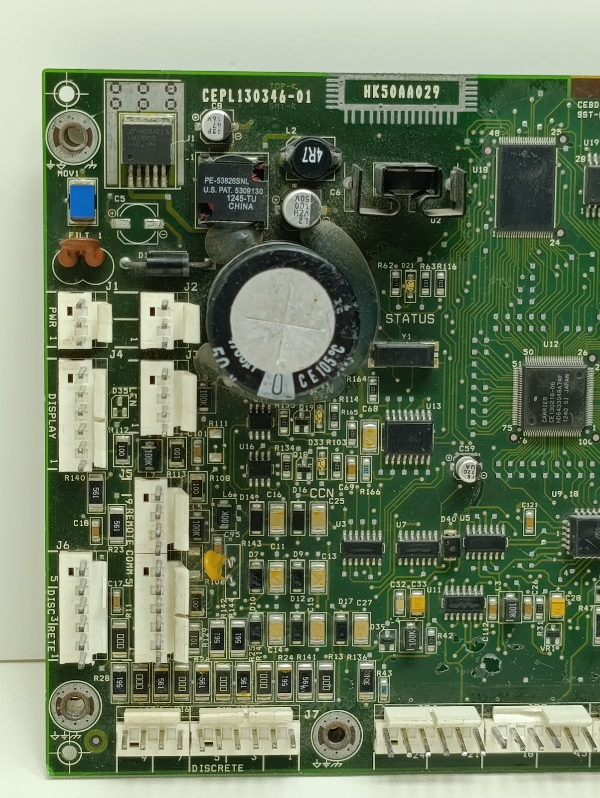 Carrier CEPL130346-01 Chiller Control Board HK50AA029 Per 2 pcs lot
