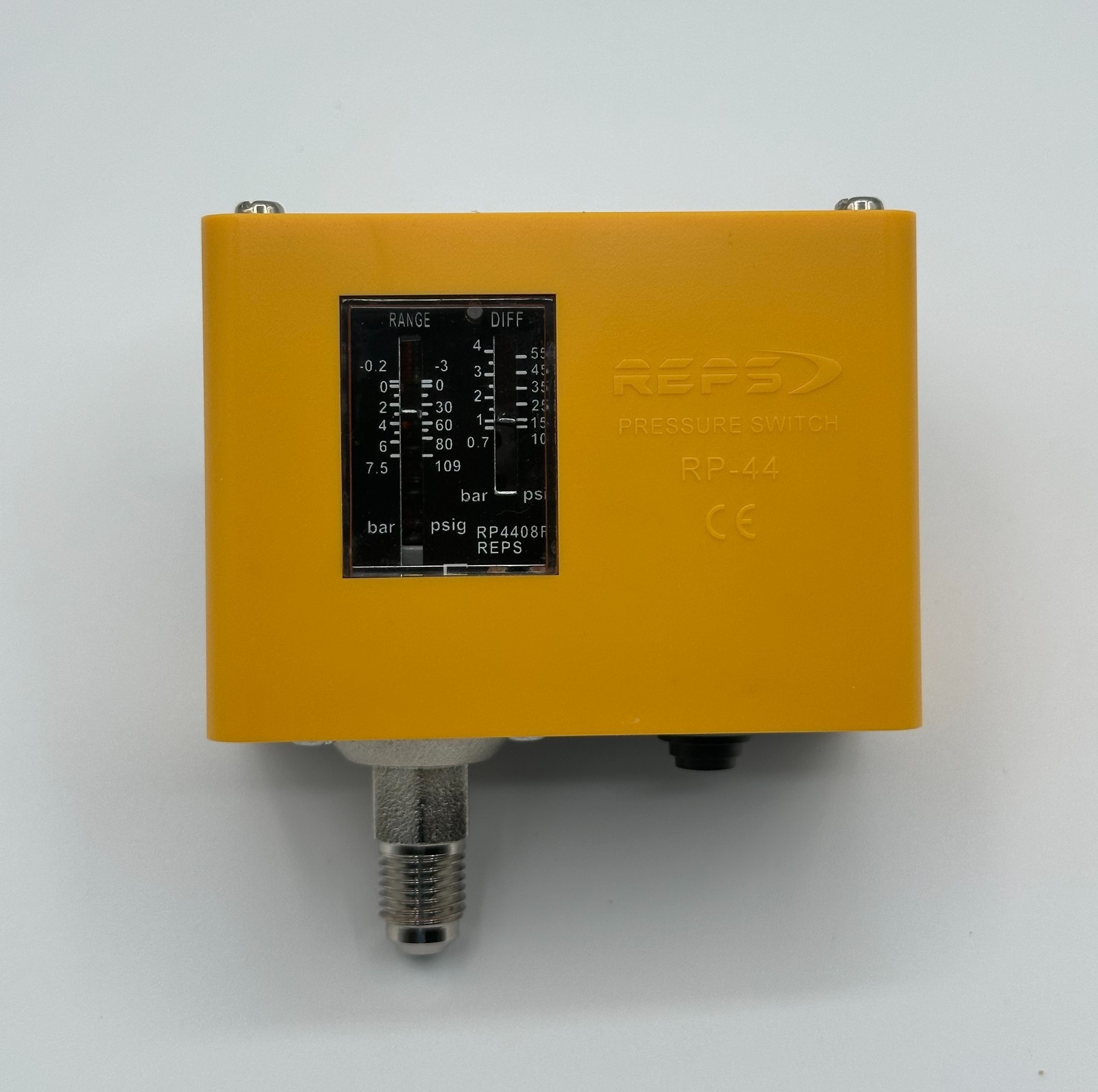 REPS RP-4408F Pressure Switch / KP1 Compatible /−0.2–7.5 Bar /SPDT /SAE G1/4″ MF