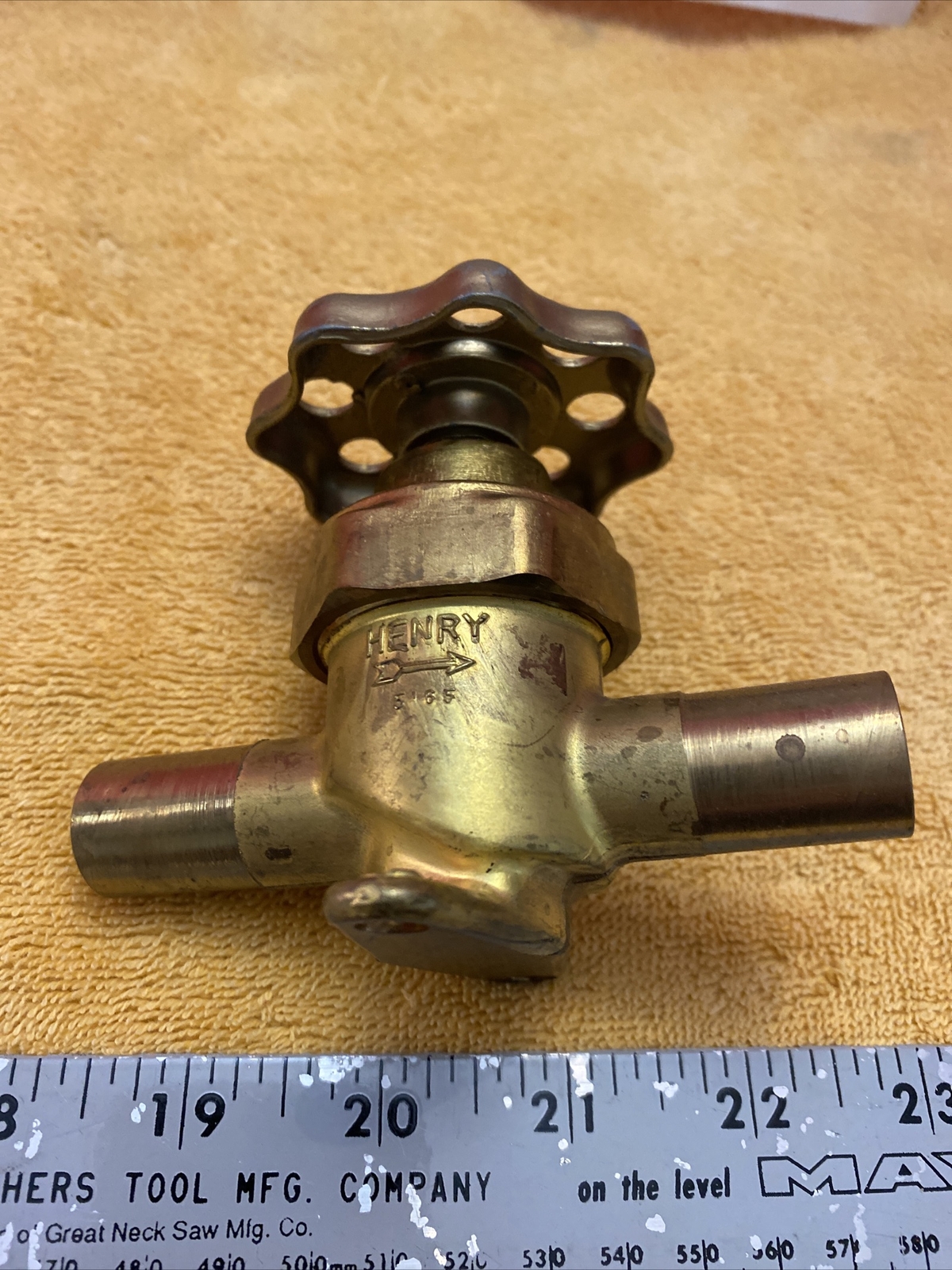 Henry 5165 Golden Bantam Packless Globe Refrigeration Valve