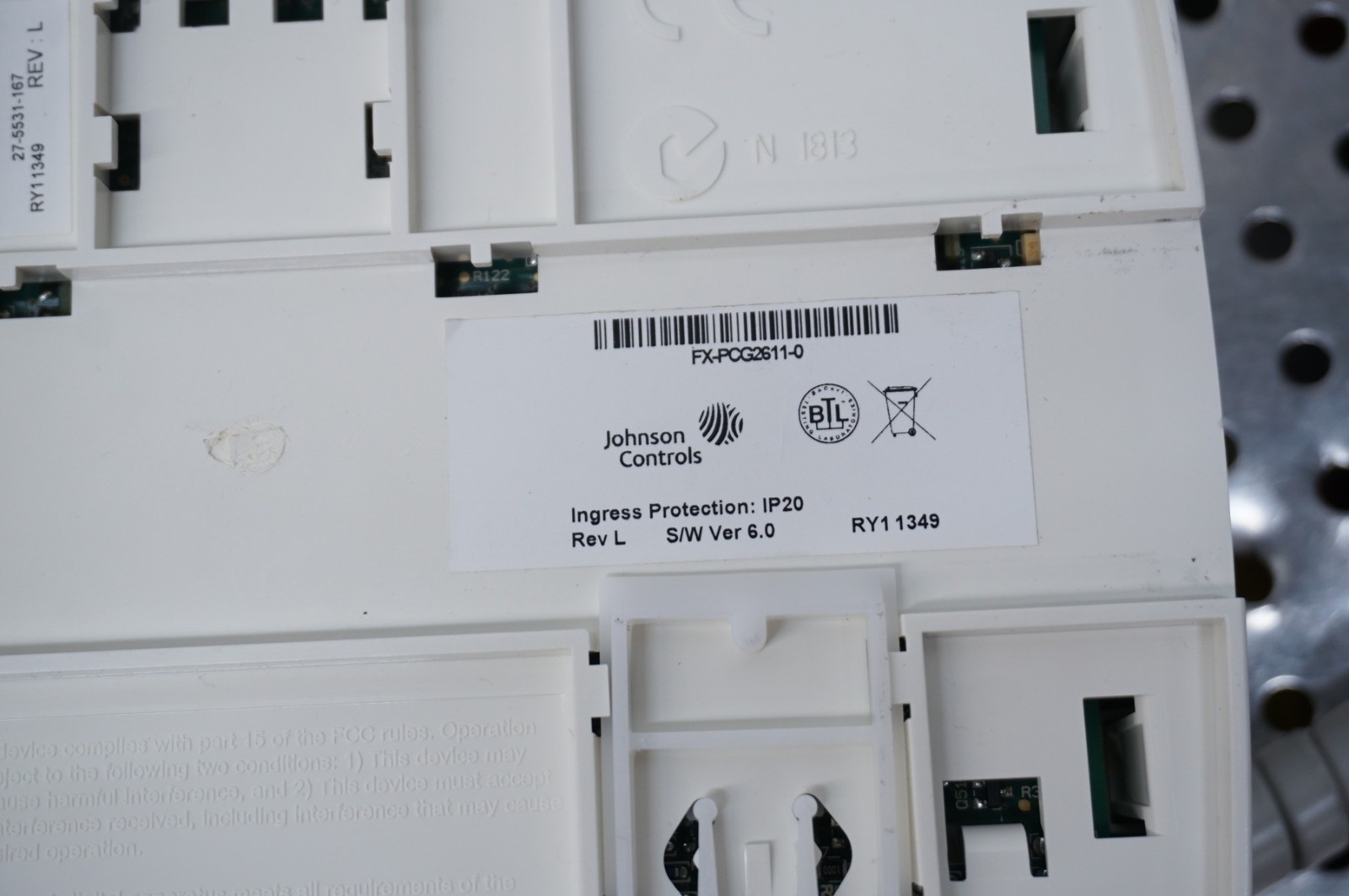 JOHNSON CONTROLS PCG2611 FX-PCG2611-0 Rev L PROGRAMMABLE CONTROLLER w/ display