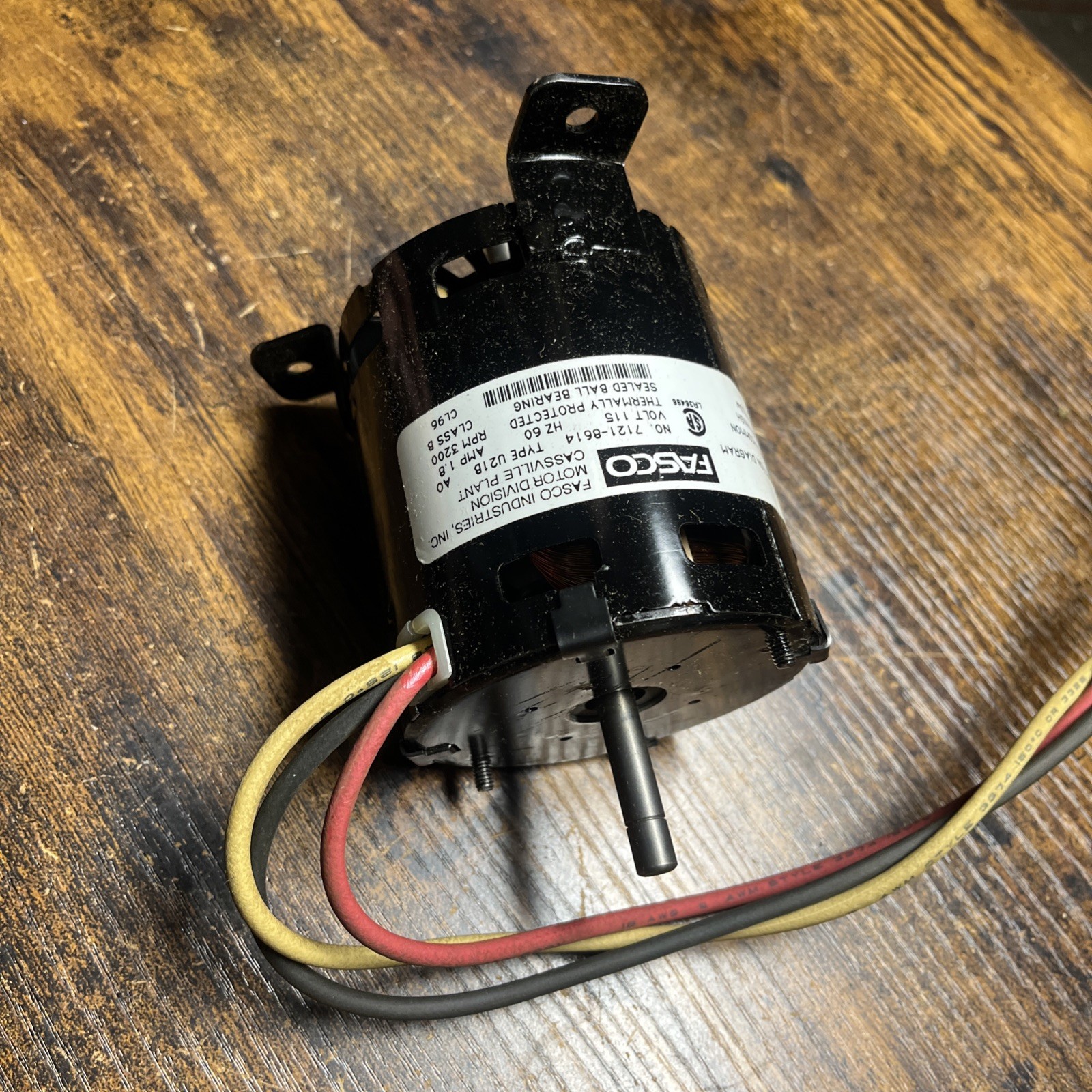 Fasco 7121-8614 Type U21B Draft Inducer Motor