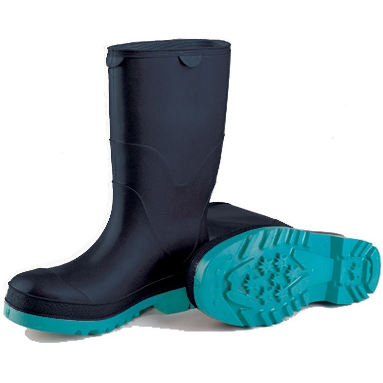 Tingley 11768.06 Sz 6 PVC Youth Boot Blue/Green Stormtracks