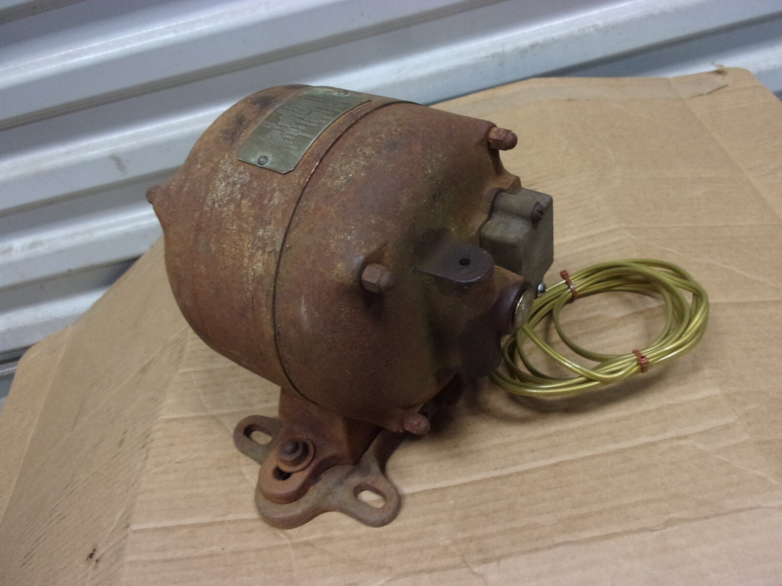 Vtg GE 1/4 HP Electric Motor 1725 Rpm 110 Vac Scroll Saw 1/2″ Shaft Cast Iron US