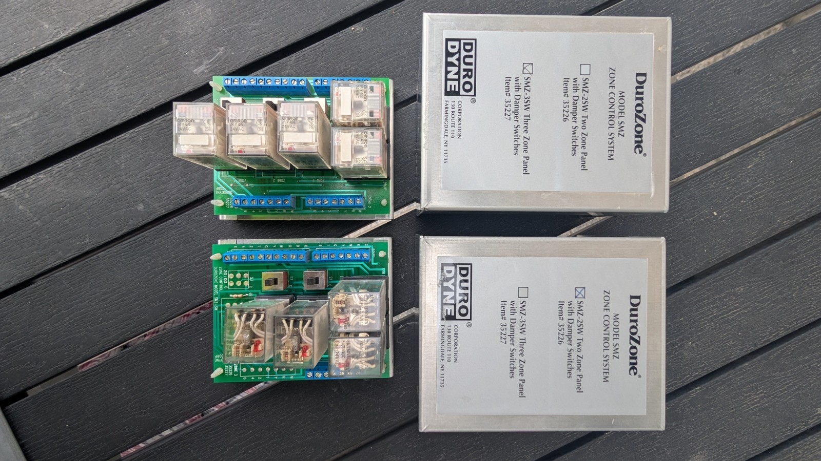 2 each DuroZone HVAC Zone Controllers SMZ-2SW SMZ-3SW Both Work As Designed