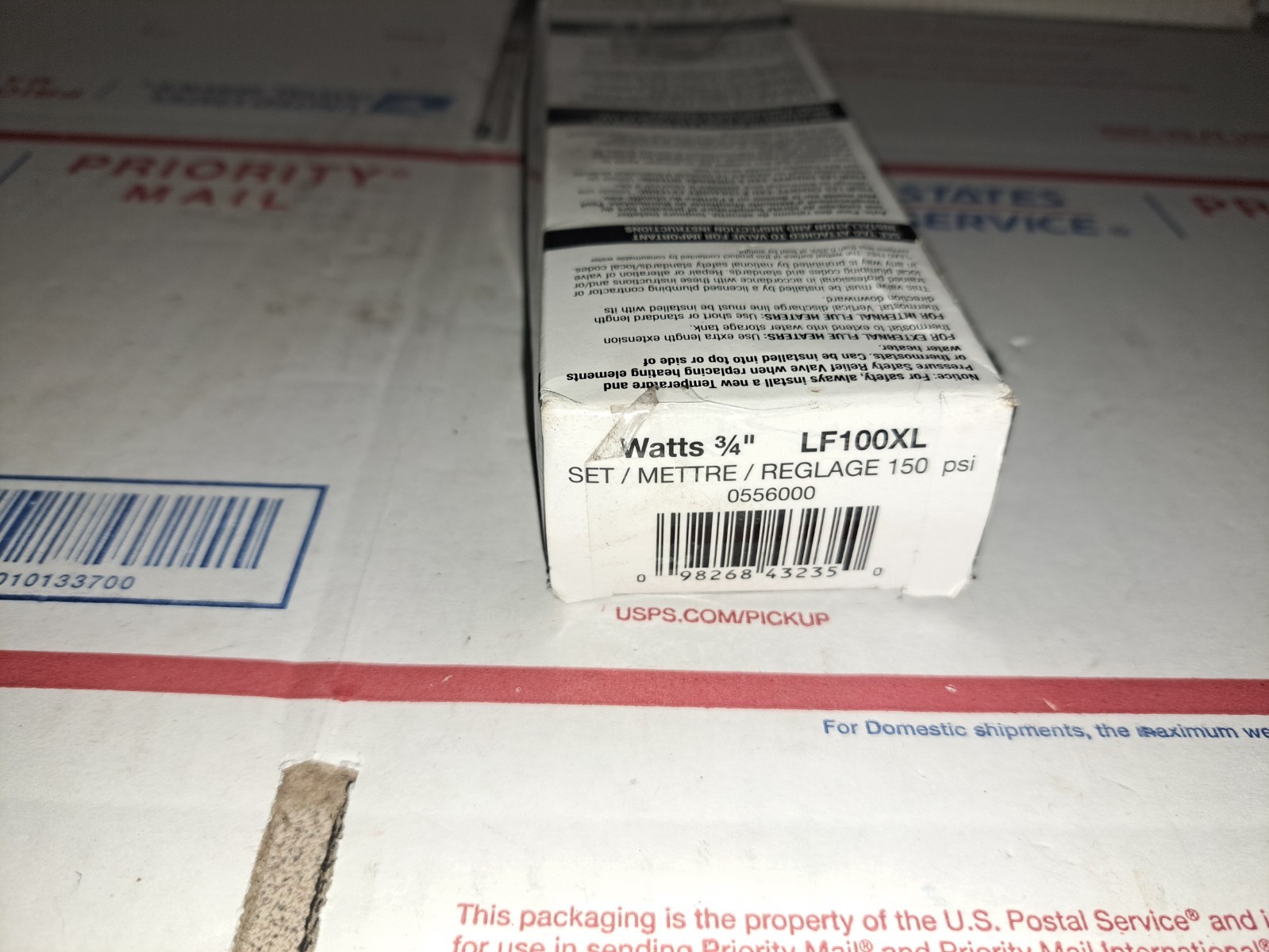 Watts 3/4″ 100XL Temperature & Pressure Relief Valve for water heater 150 PSI
