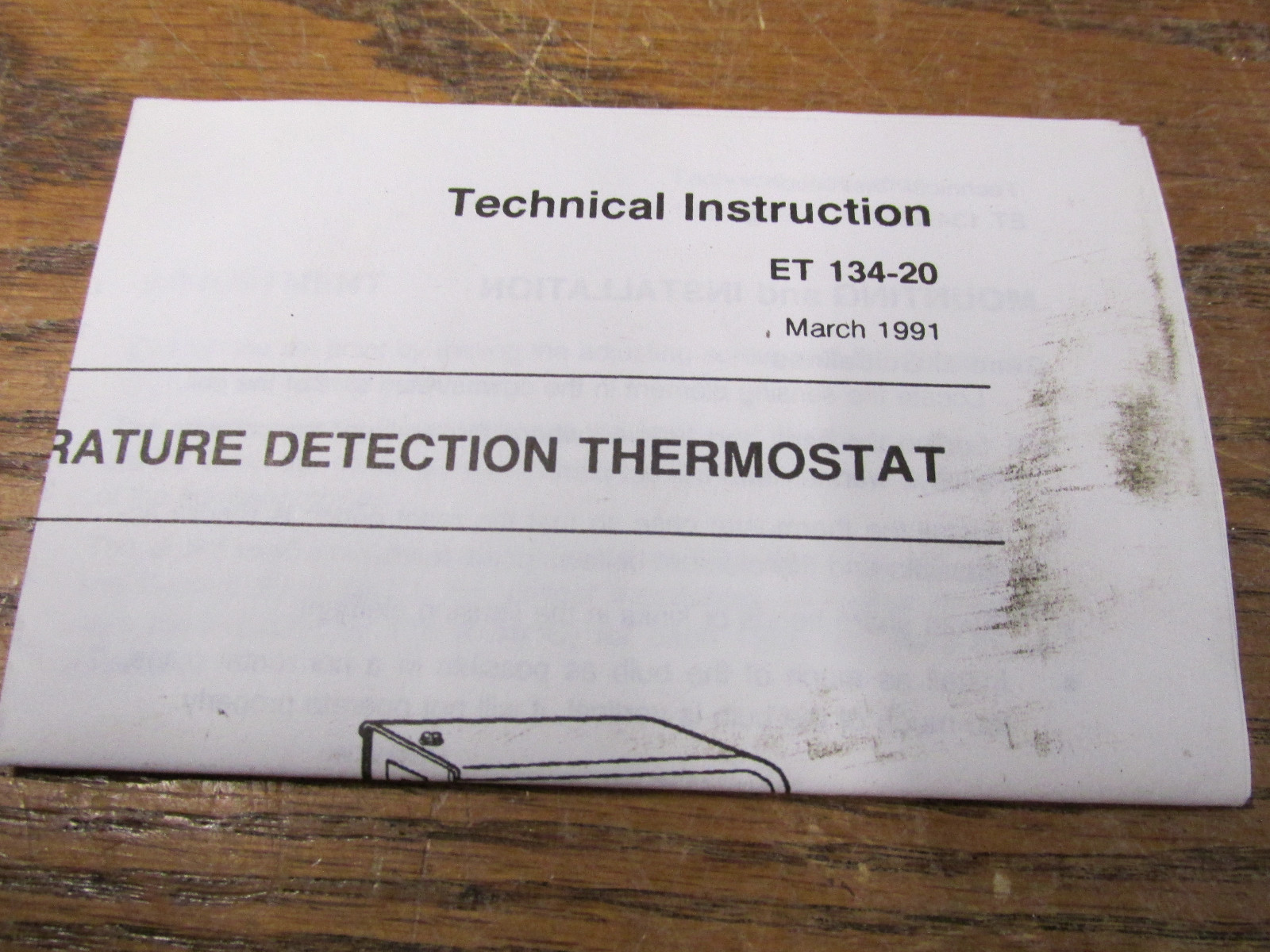 NEW NOS Powers 134-1511 Low Temperature Cutout Control Range 34/45 Degrees F