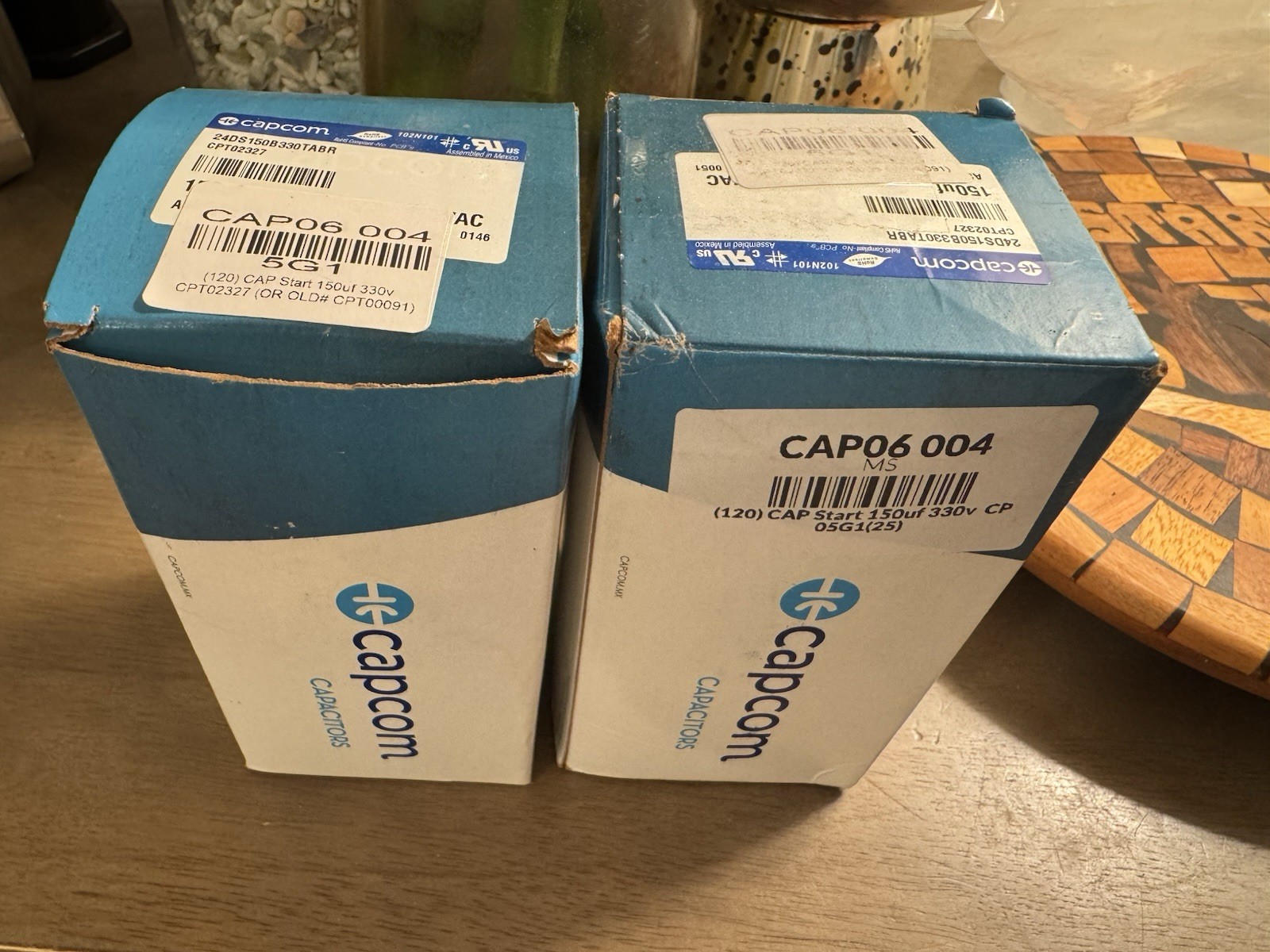 2x Capcom Capacitor 24DS150B330TABR for HVAC CPT02327