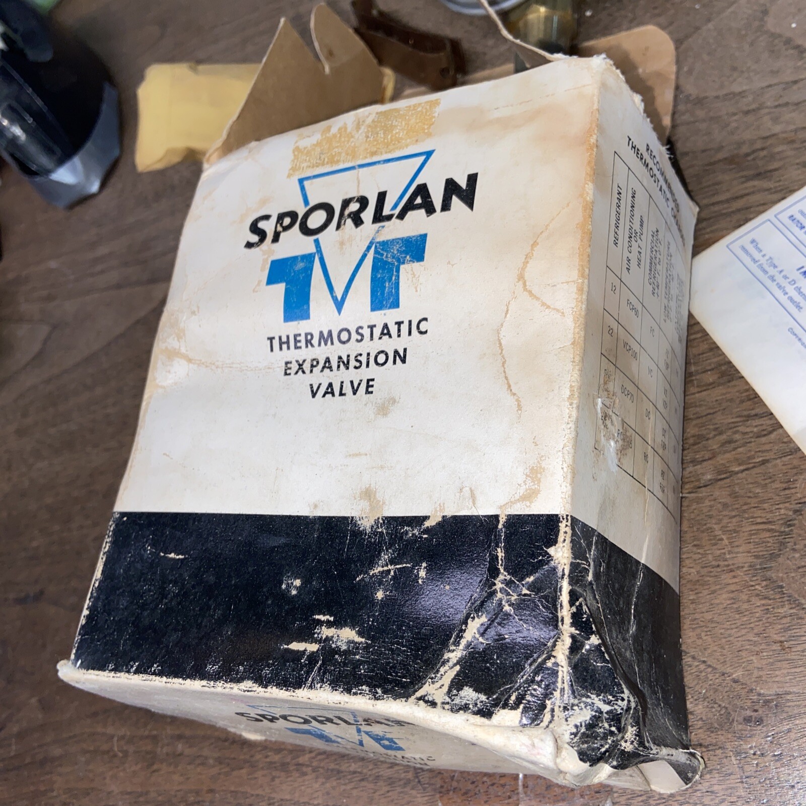 SPORLAN PFE -8-CP60 Thermostatic Expansion Valve NOS NIB A/C REFRIG 5/8 & 7/8